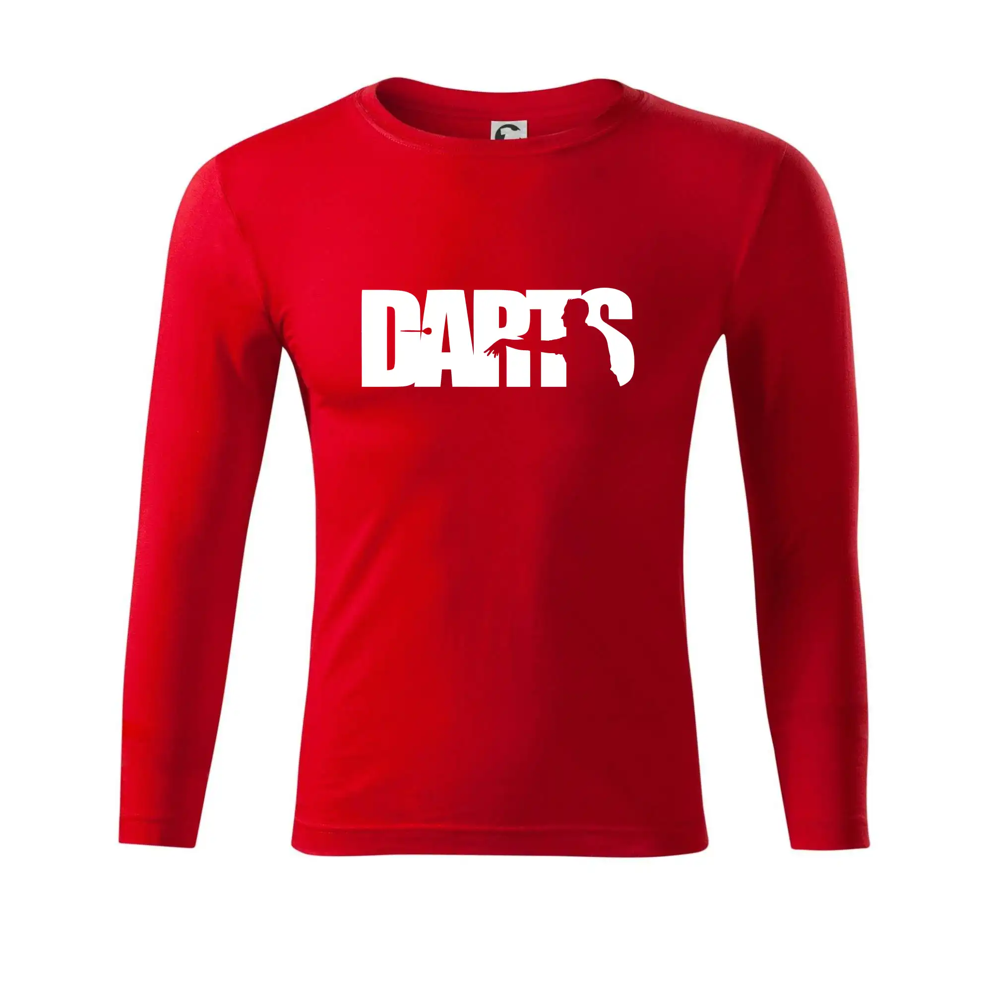 Darts - nápis se šipkařem