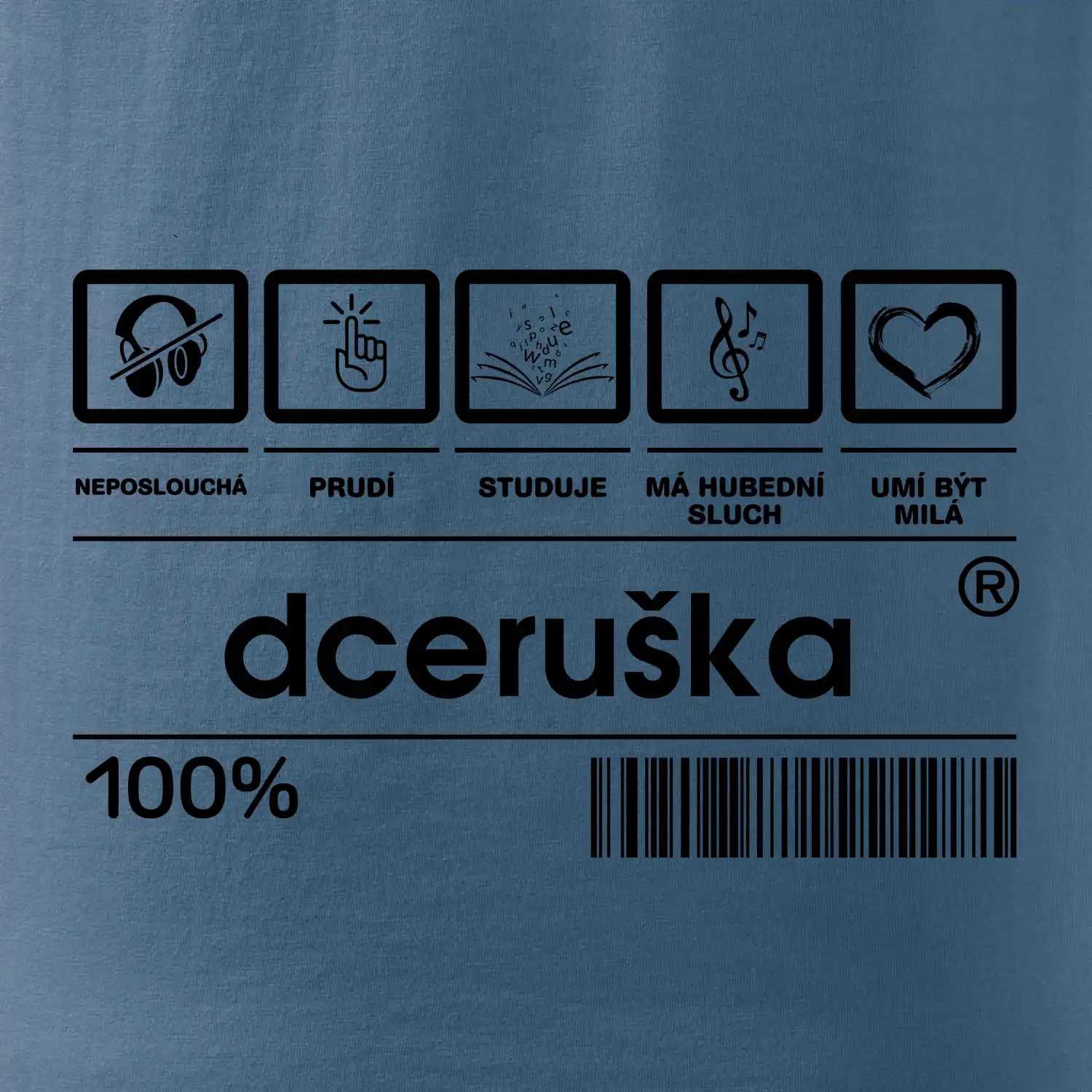 Čárový kód - Dceruška