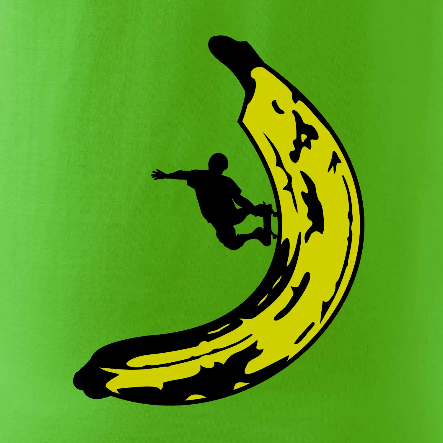 Skateboardista na banánu