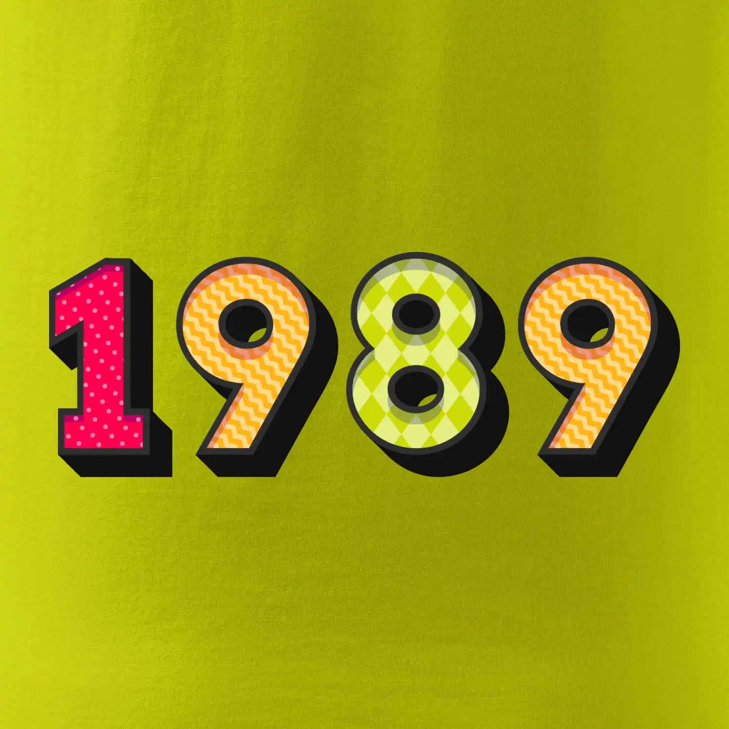 Ročník barevné čísla se stínem