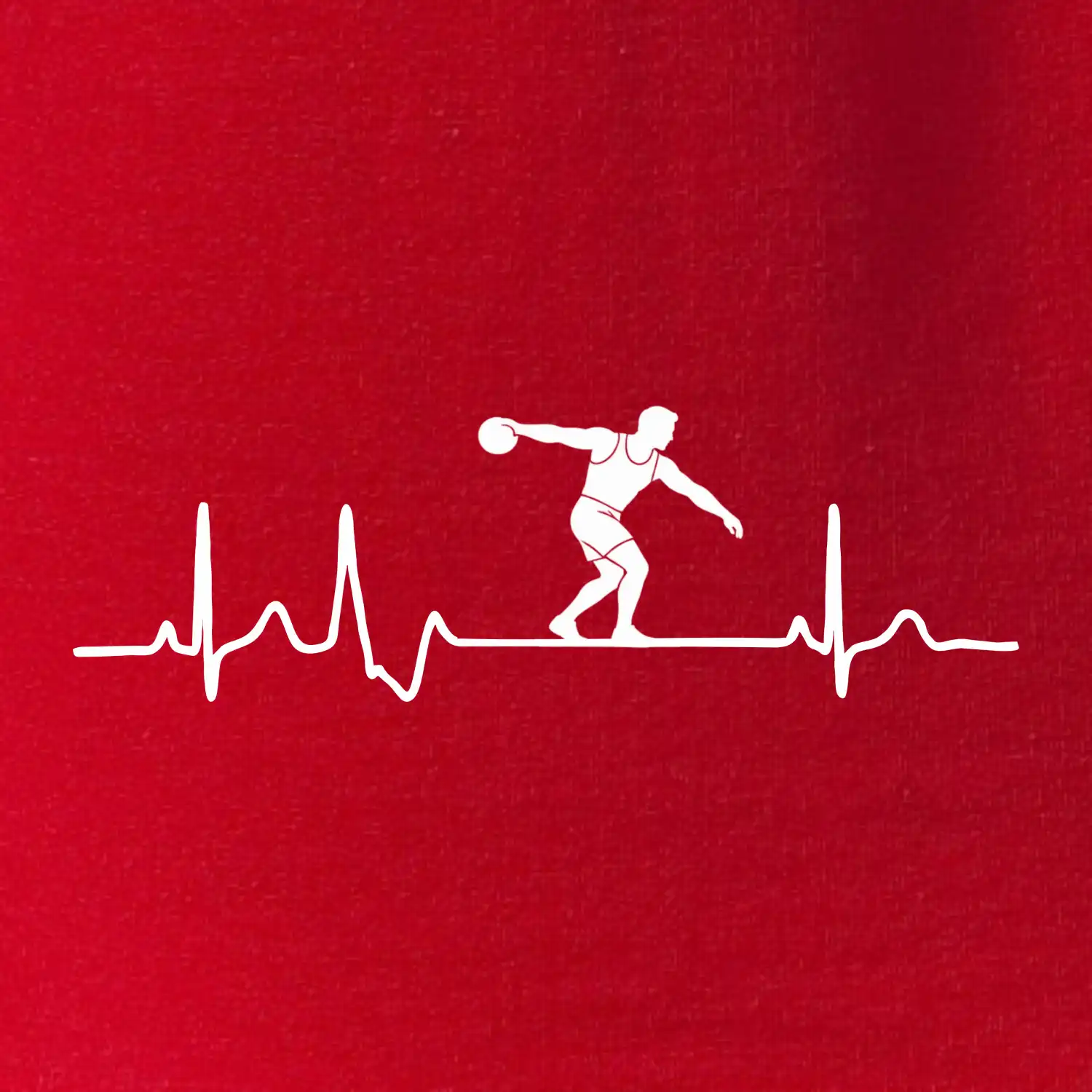 EKG hod diskem