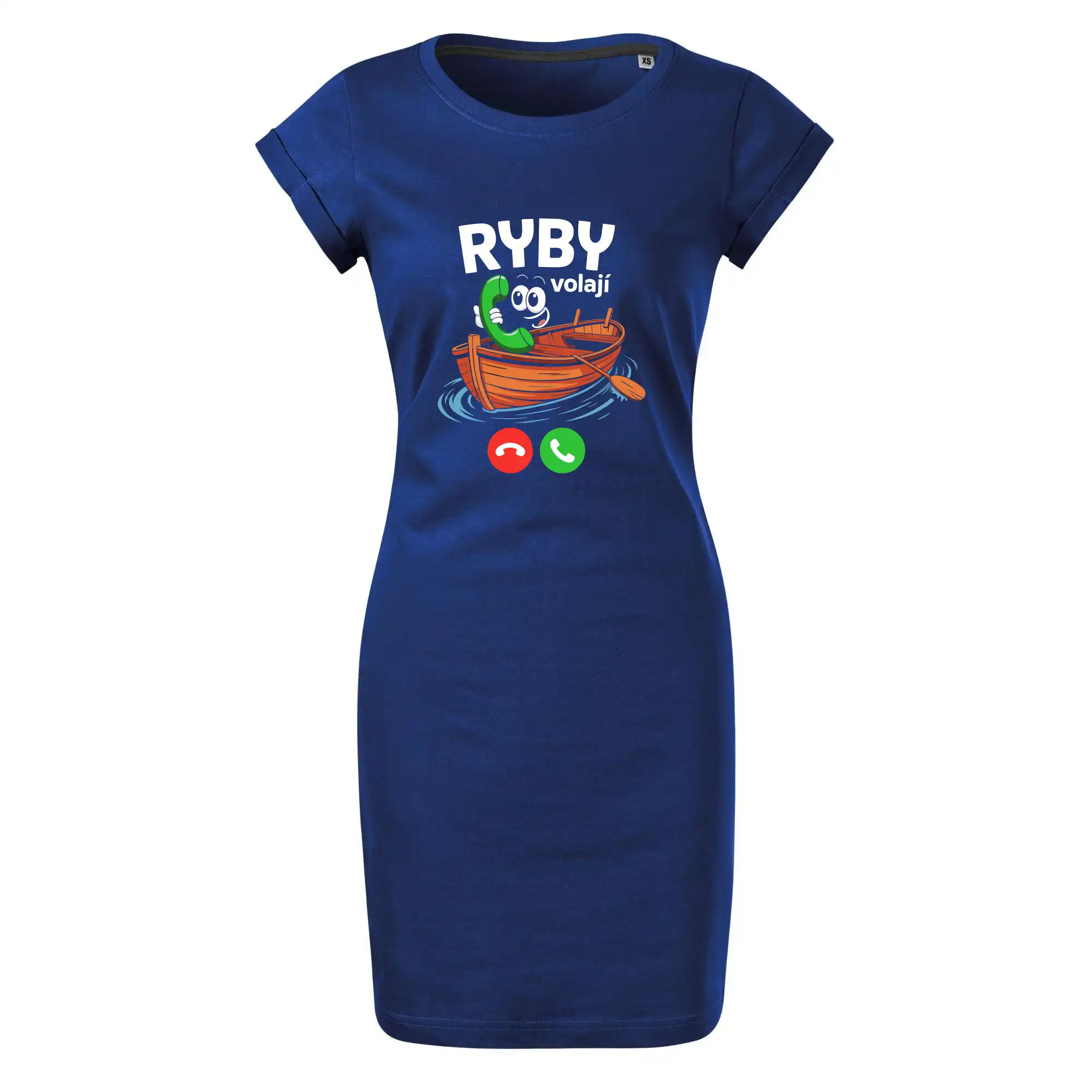 Karikatura ryby volají