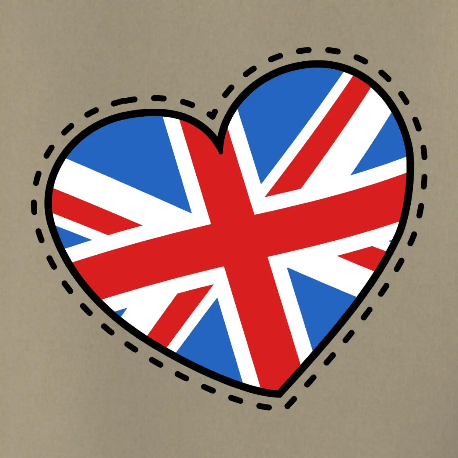 Británie srdce prso