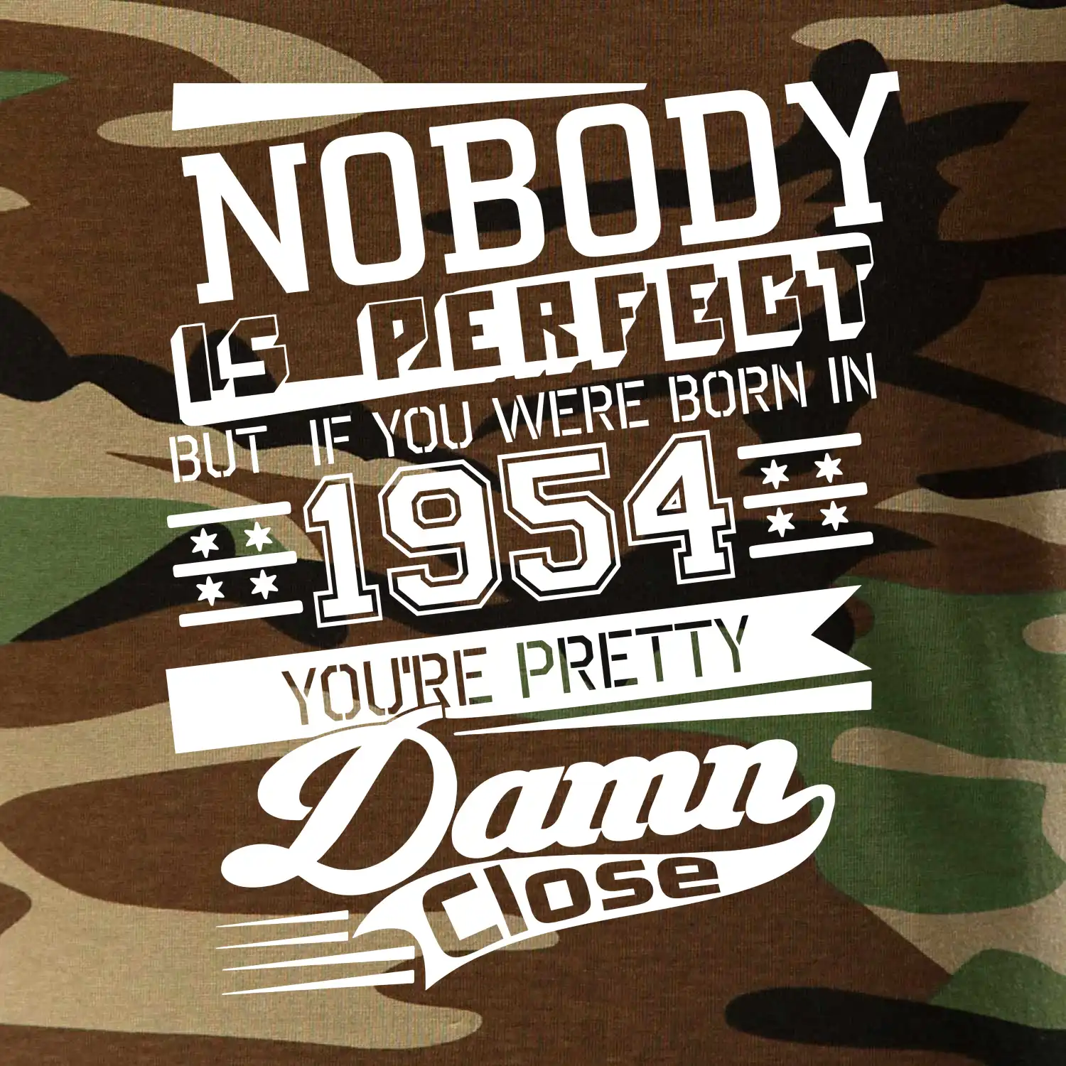 Nobody is perfect - 1954