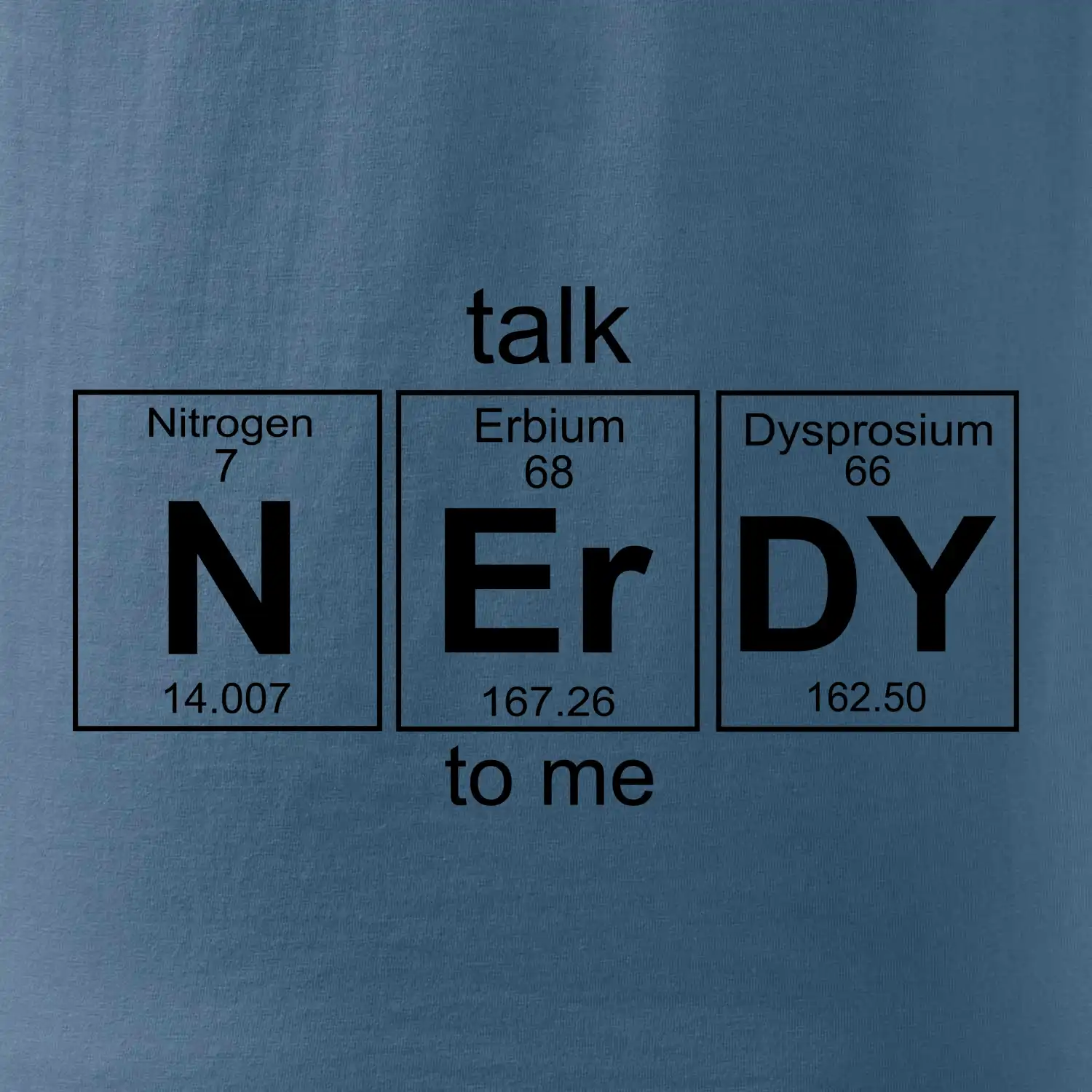 Talk nerdy - periodická tabulka
