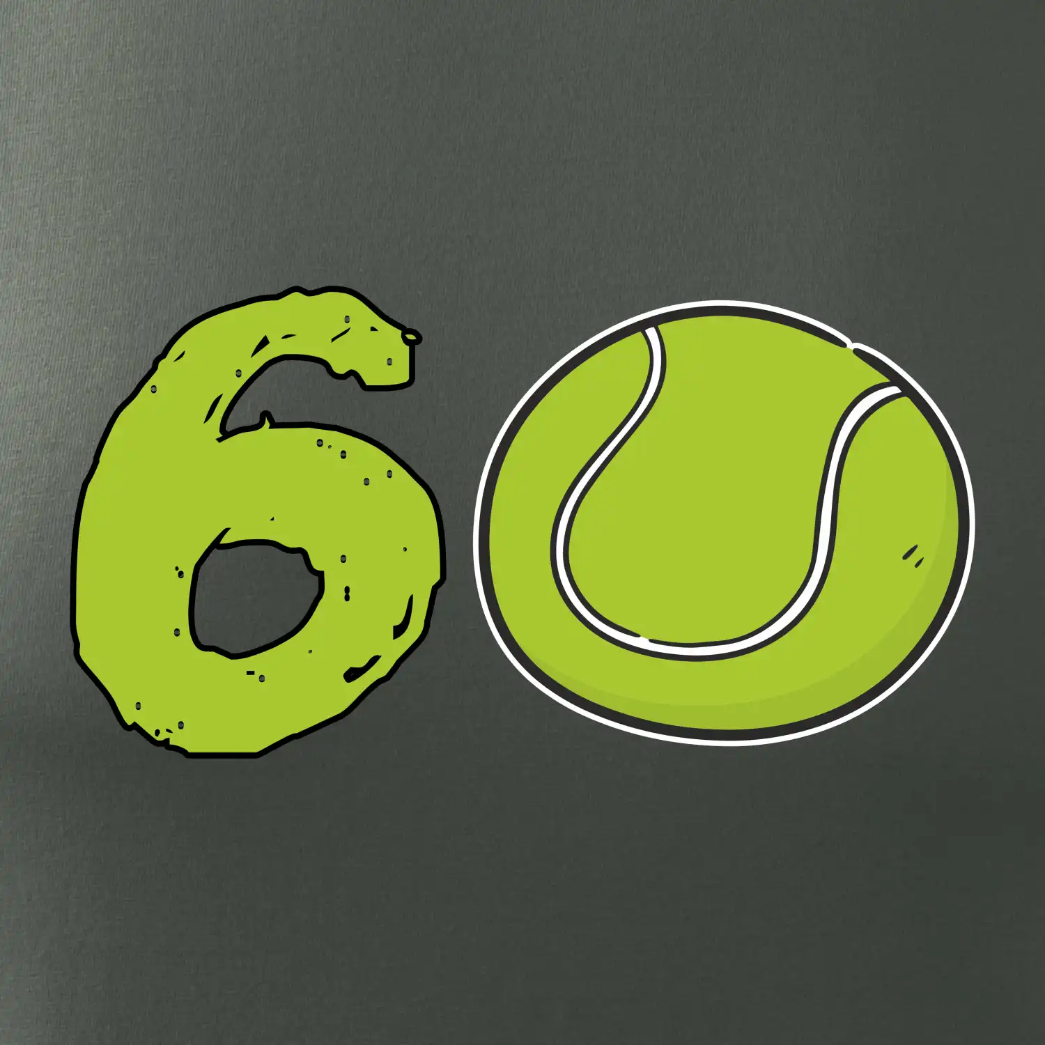 Tenis kulaté narozeniny 60