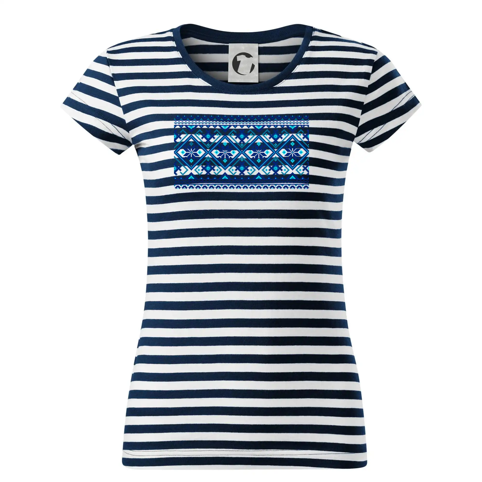 Ukrajinský vzor - modrý