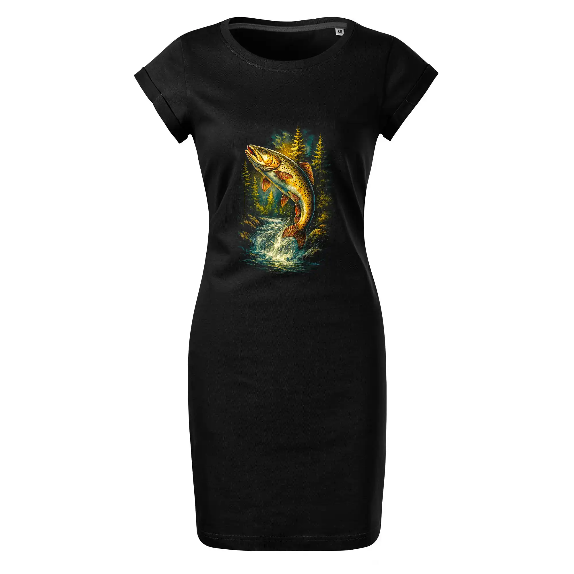 Obrázek pstruh a stromy