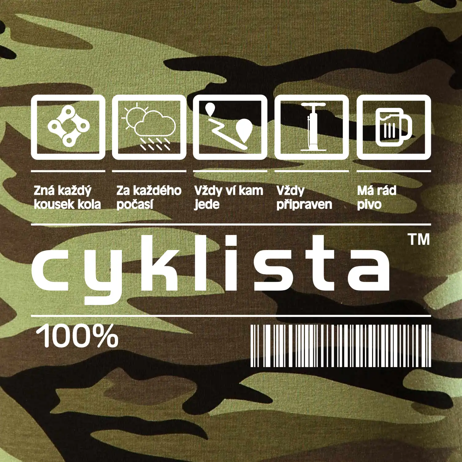 Čárový kód - Cyklista
