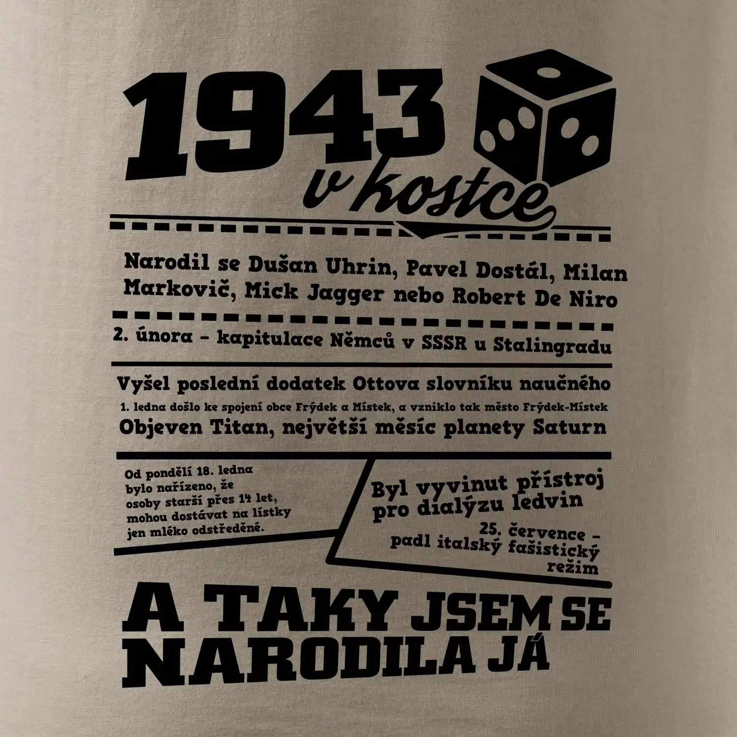 1943 v kostce