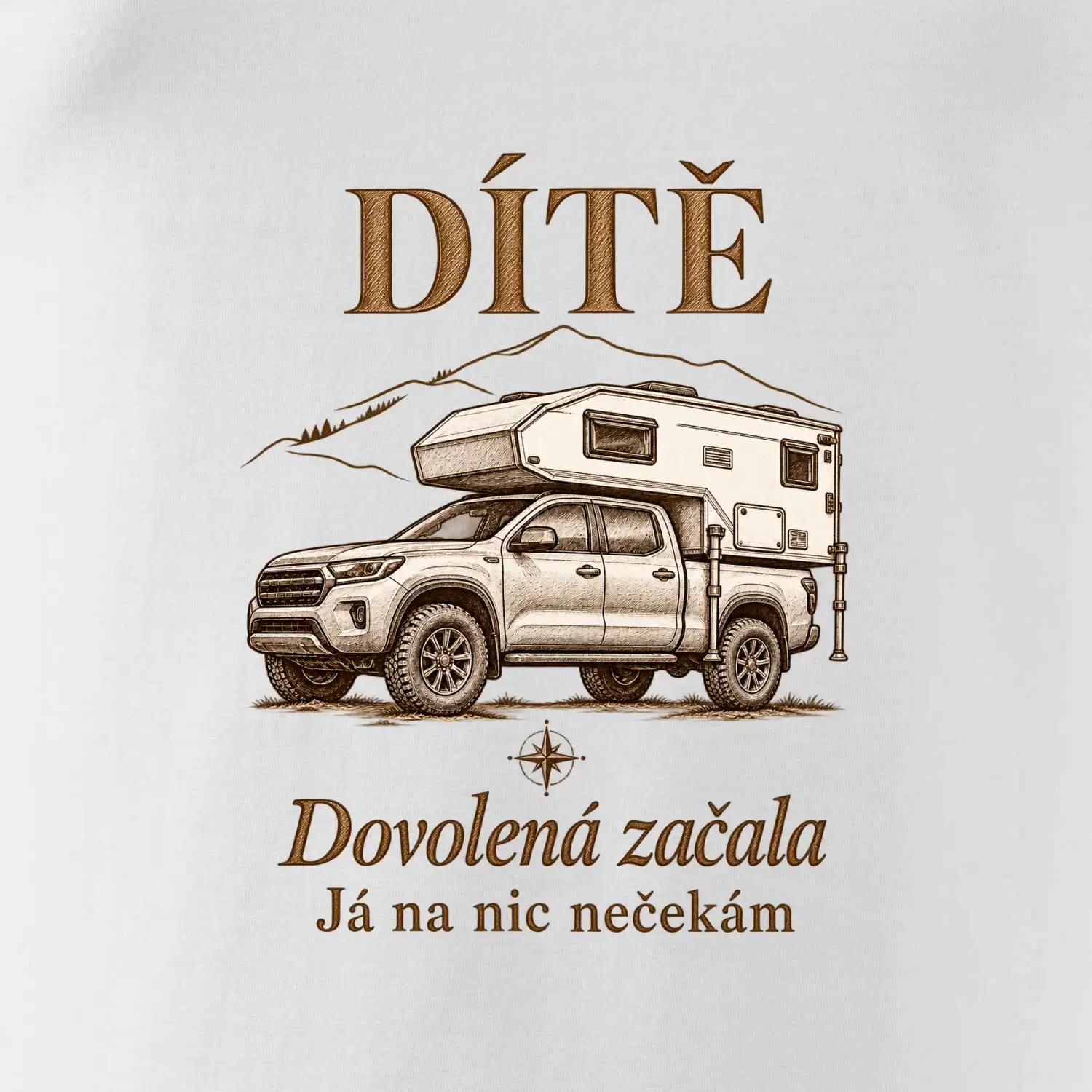 Dítě dovolená začala já na nic nečekám obytný pick-up
