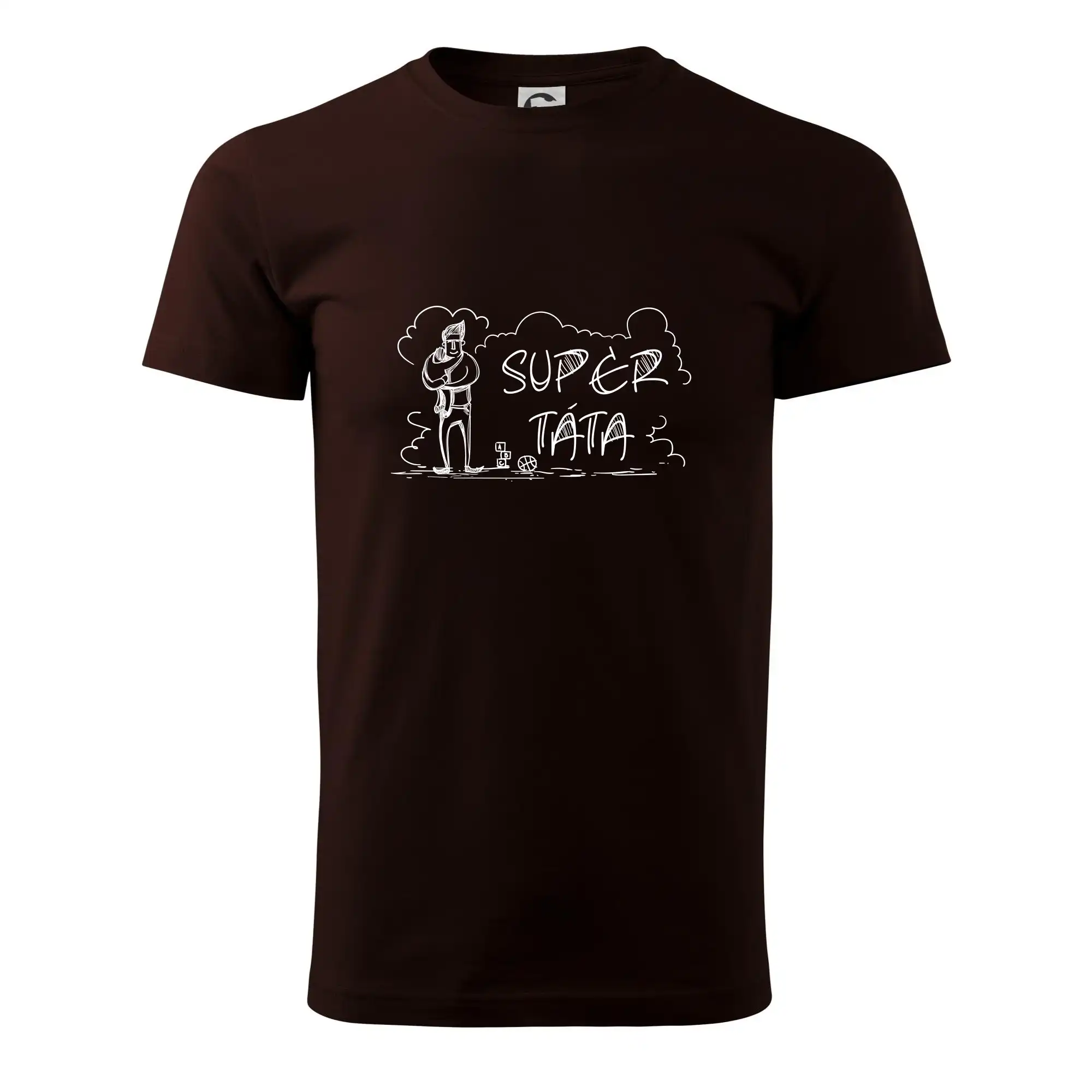 Kreslený nápis super táta