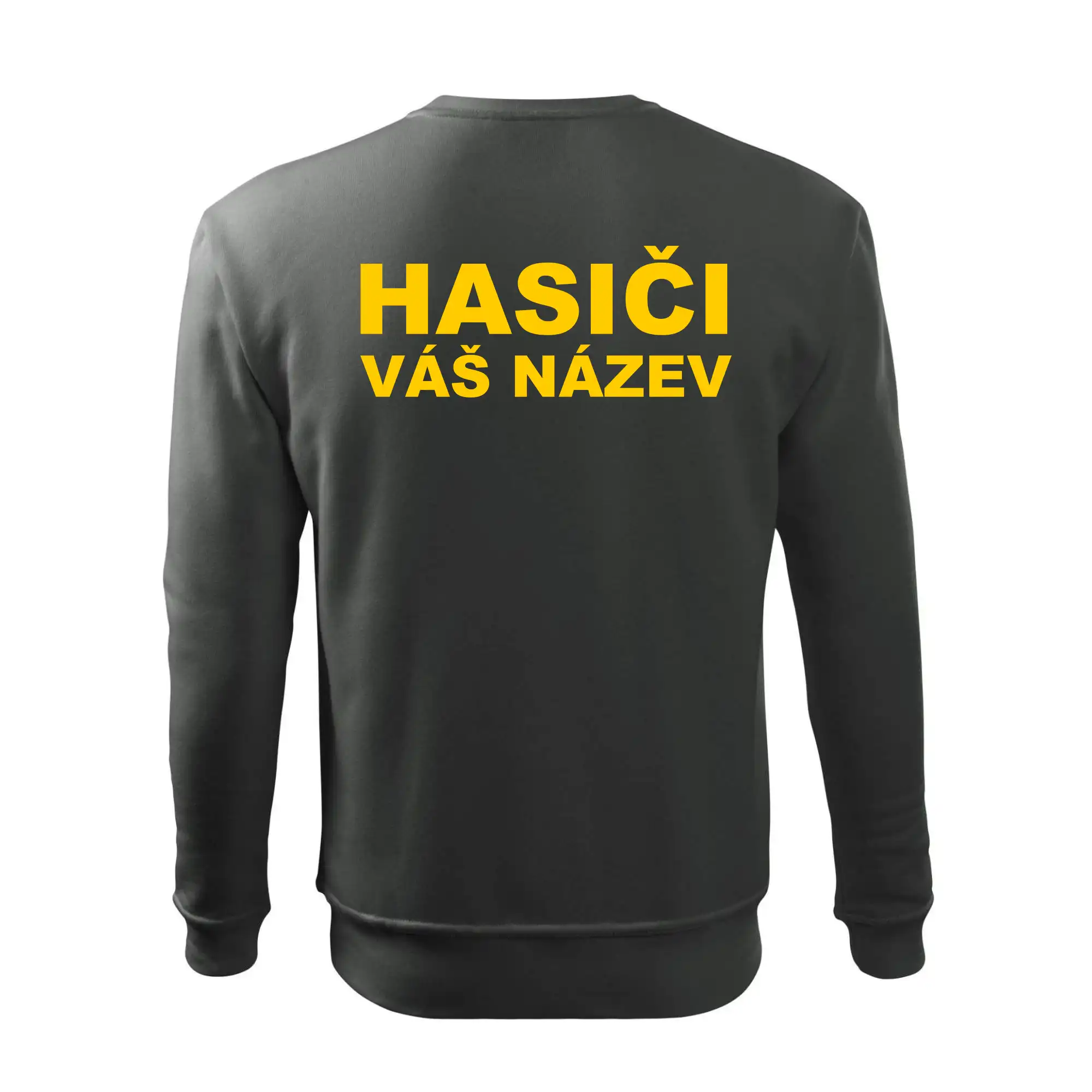 Hasiči - žlutý nápis - váš název sboru