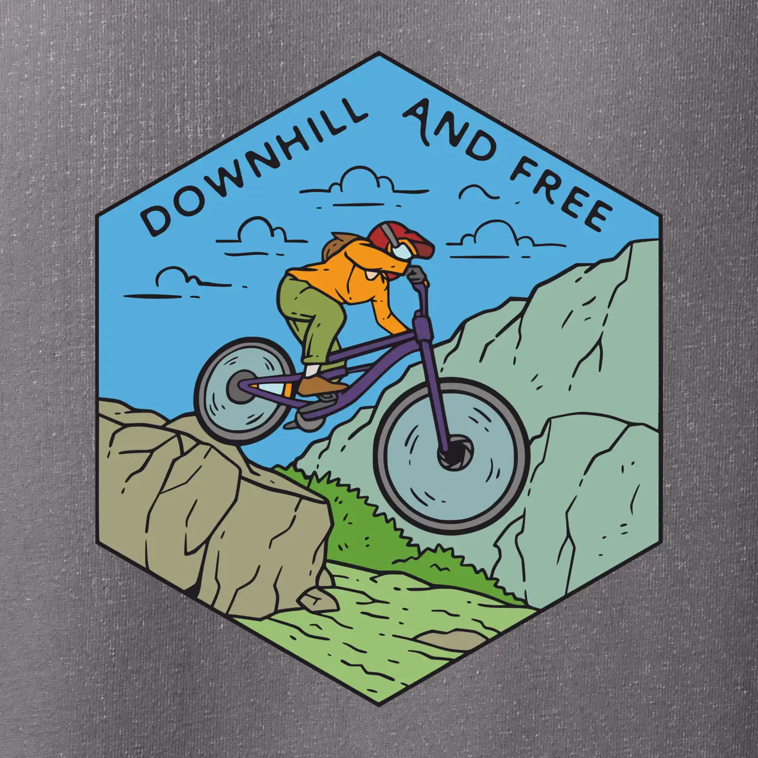 Downhill and free holka