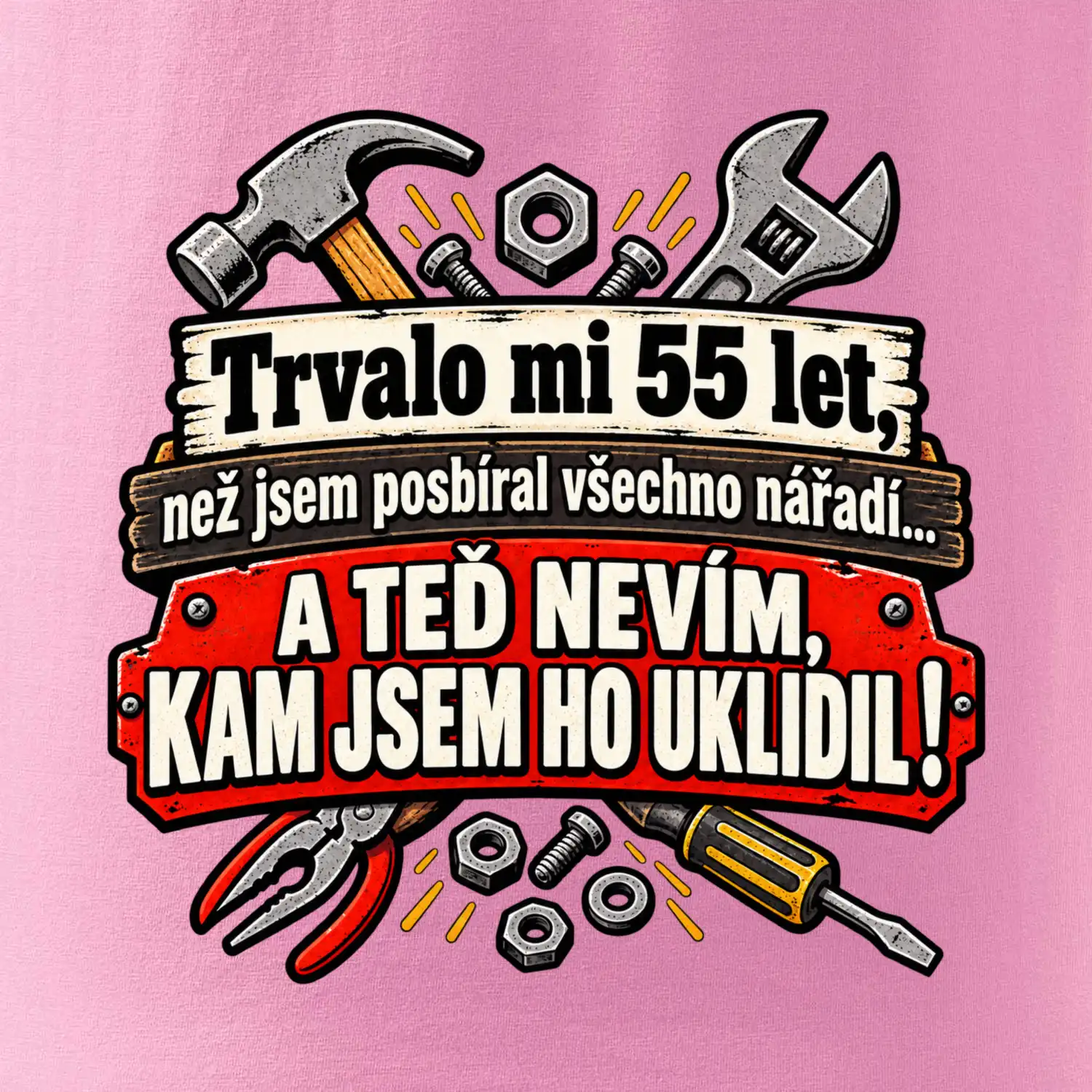 Trvalo mi  55 let, než jsem posbíral všechno nářadí