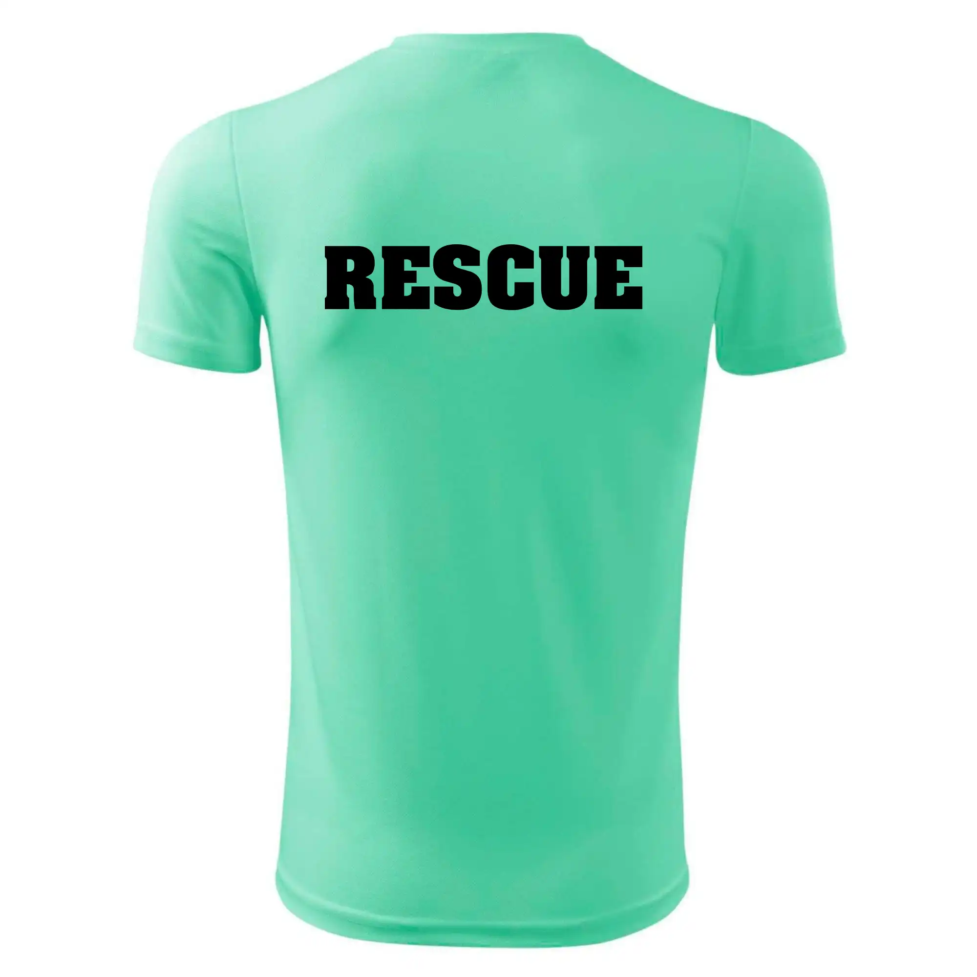 Rescue - Hvězda na prsu +  nápis na zádech