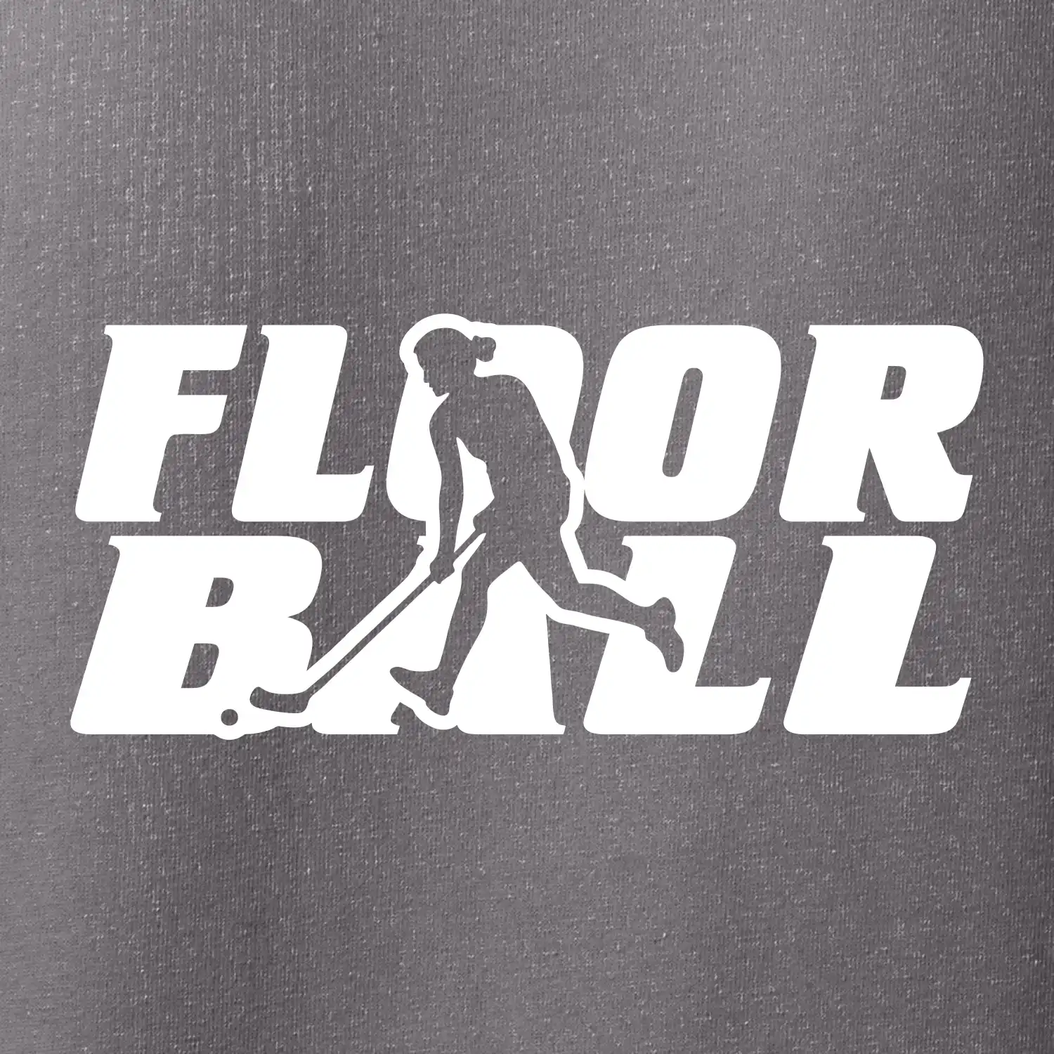 Floorball nápis rovný