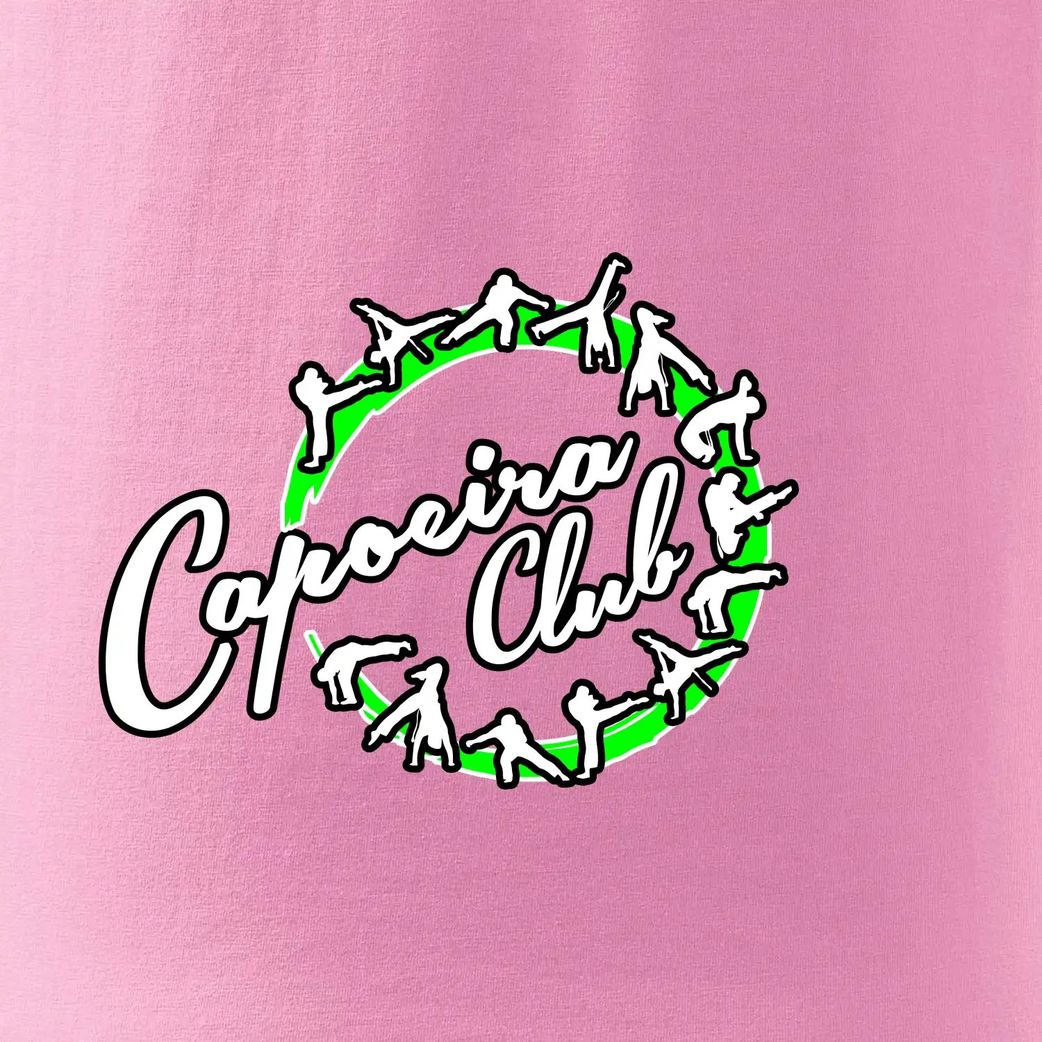 Capoeira club nápis - cviky v kruhu