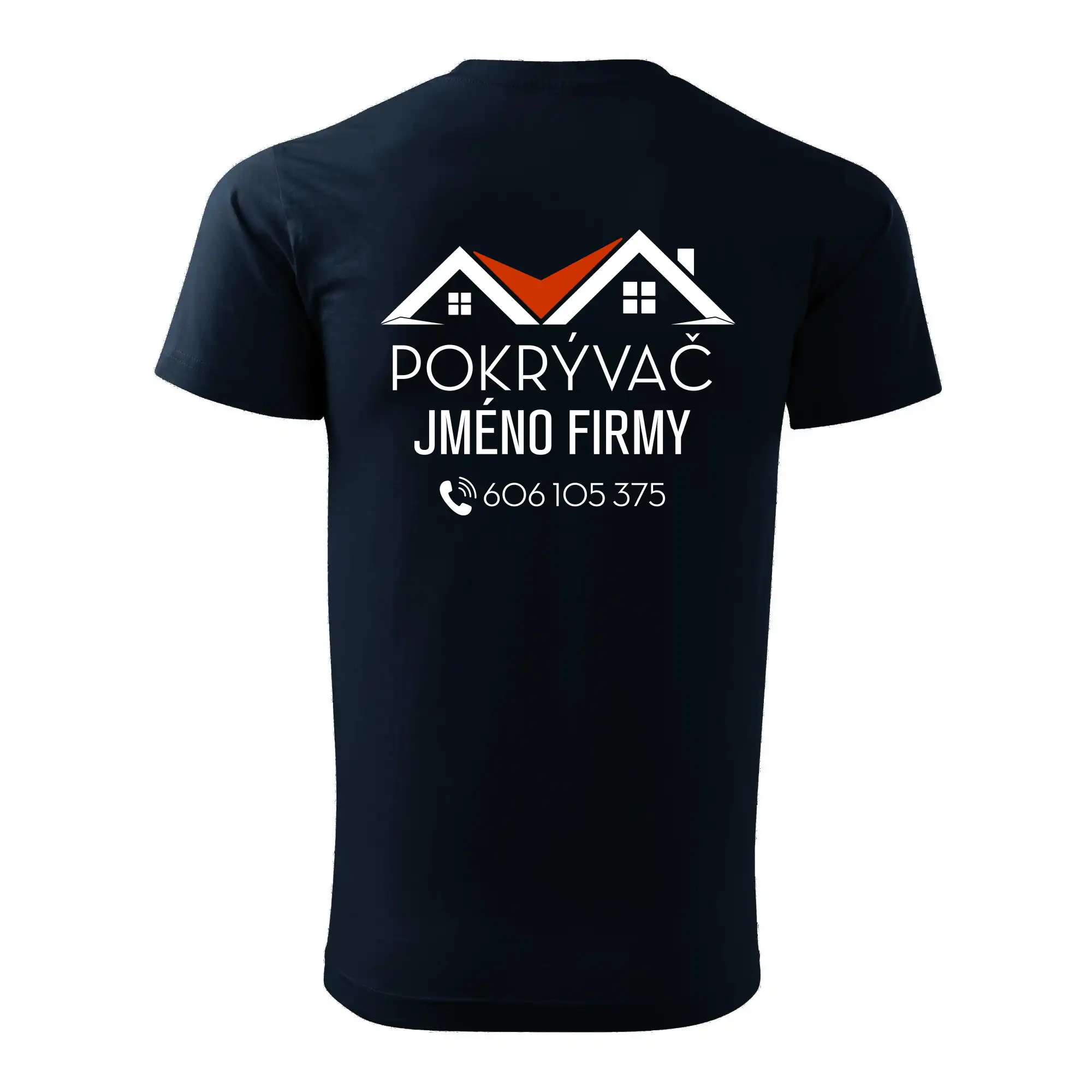 Tričko pro pokrývače - Dvě střechy