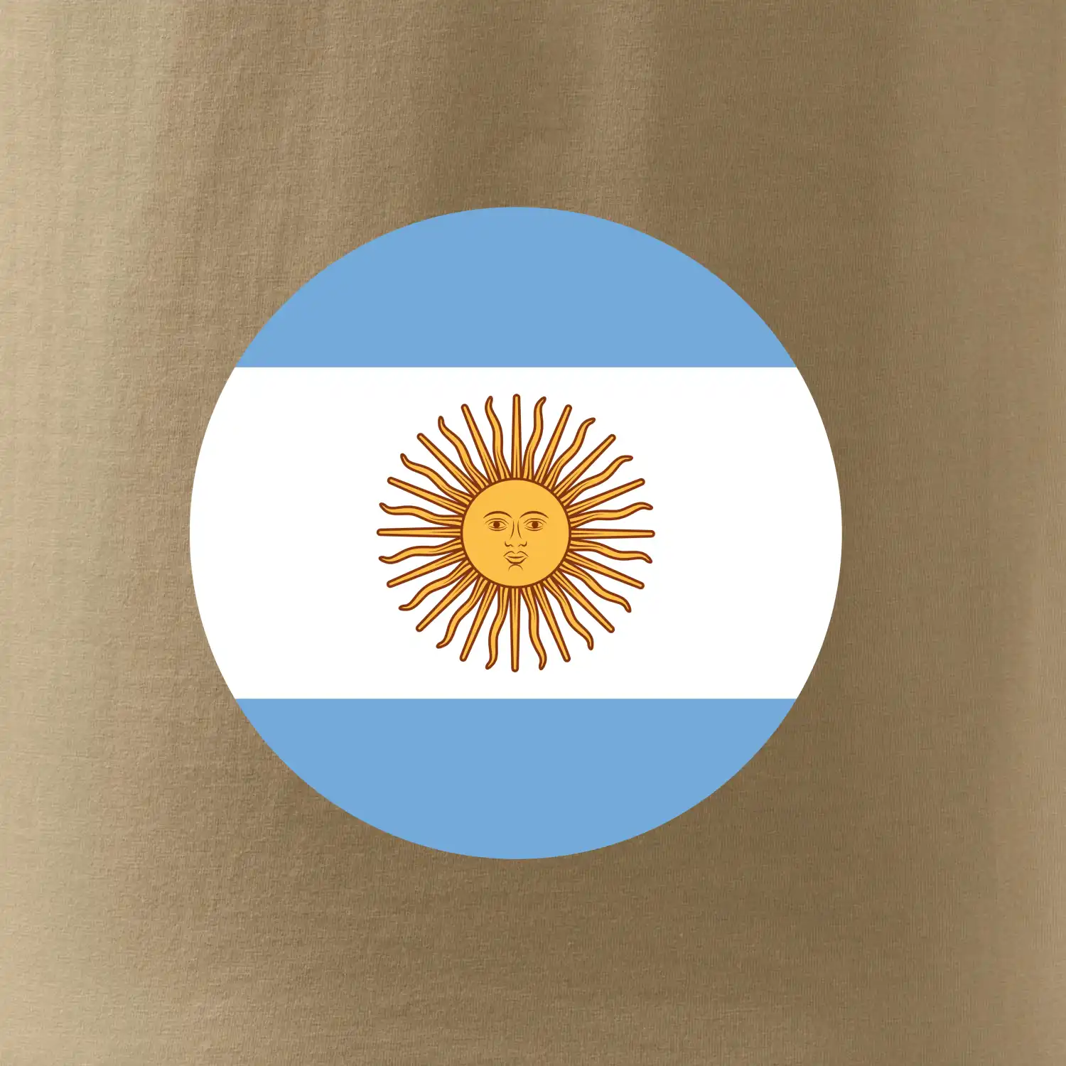 Argentina vlajka kulatá