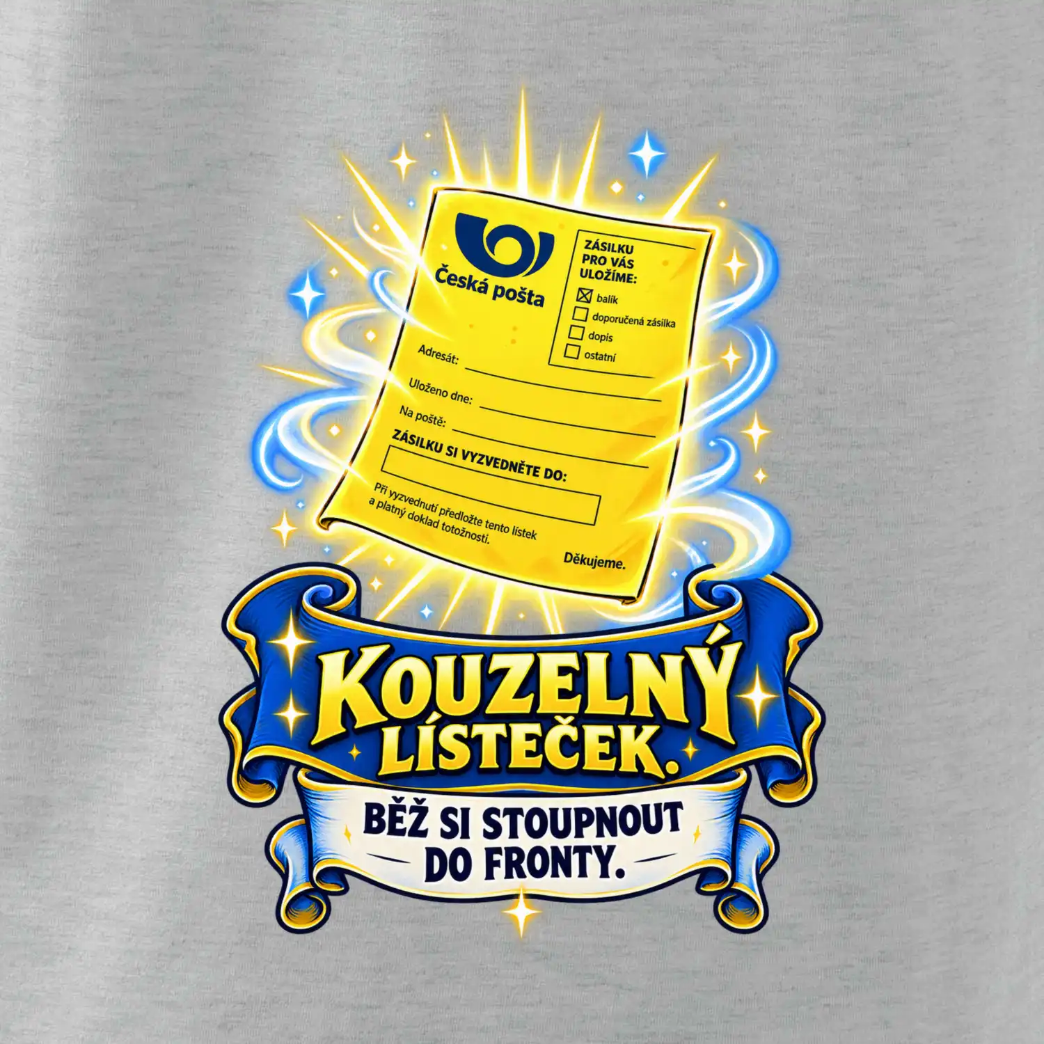 Kouzelný lísteček z pošty