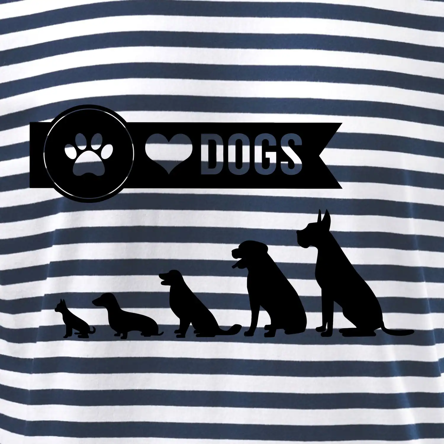 I love dogs - tlapka