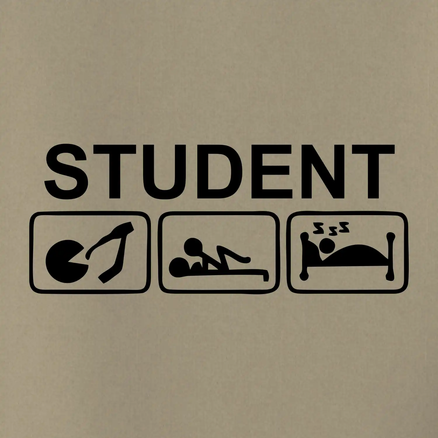 Pít užívat spát - student
