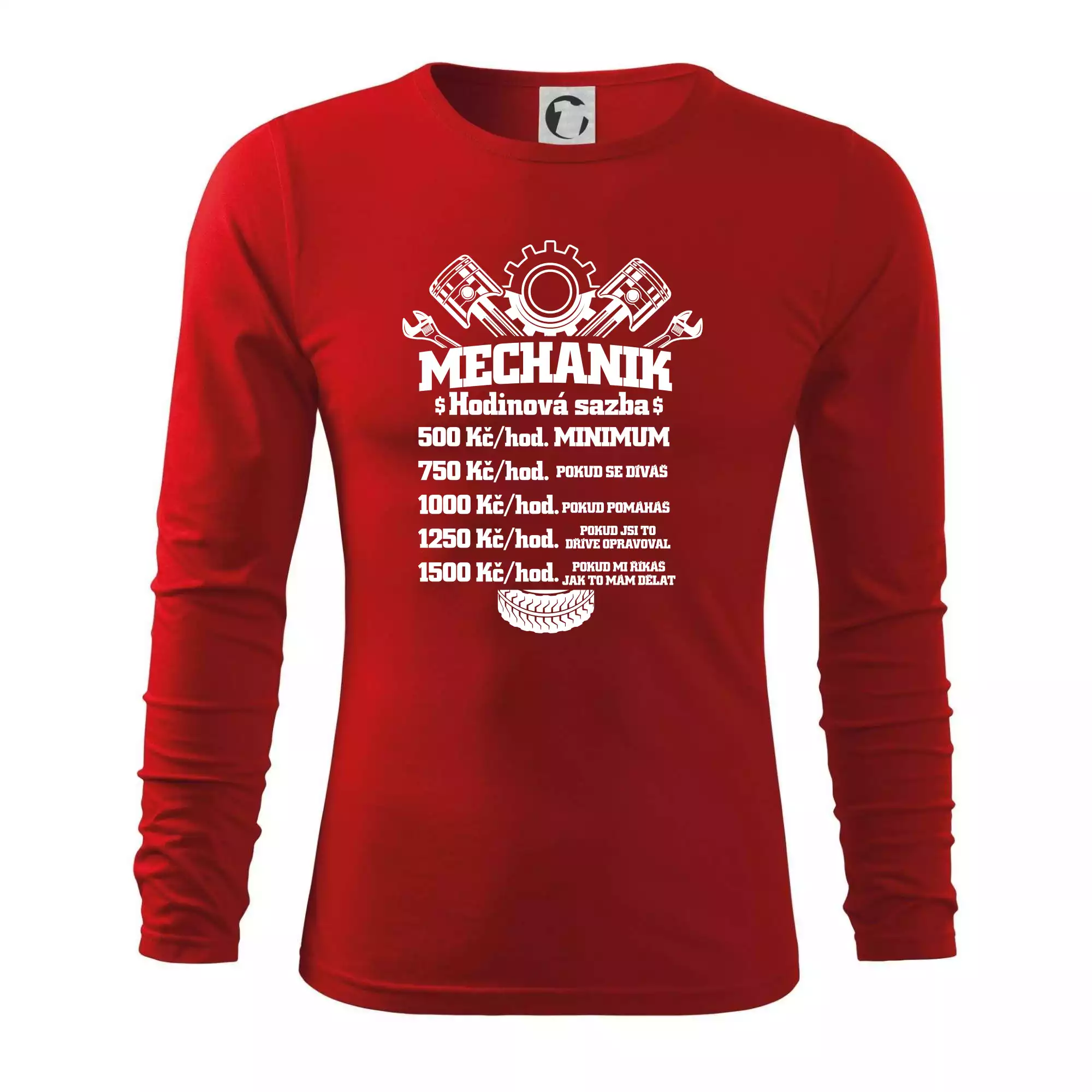 Mechanik - hodinová sazba