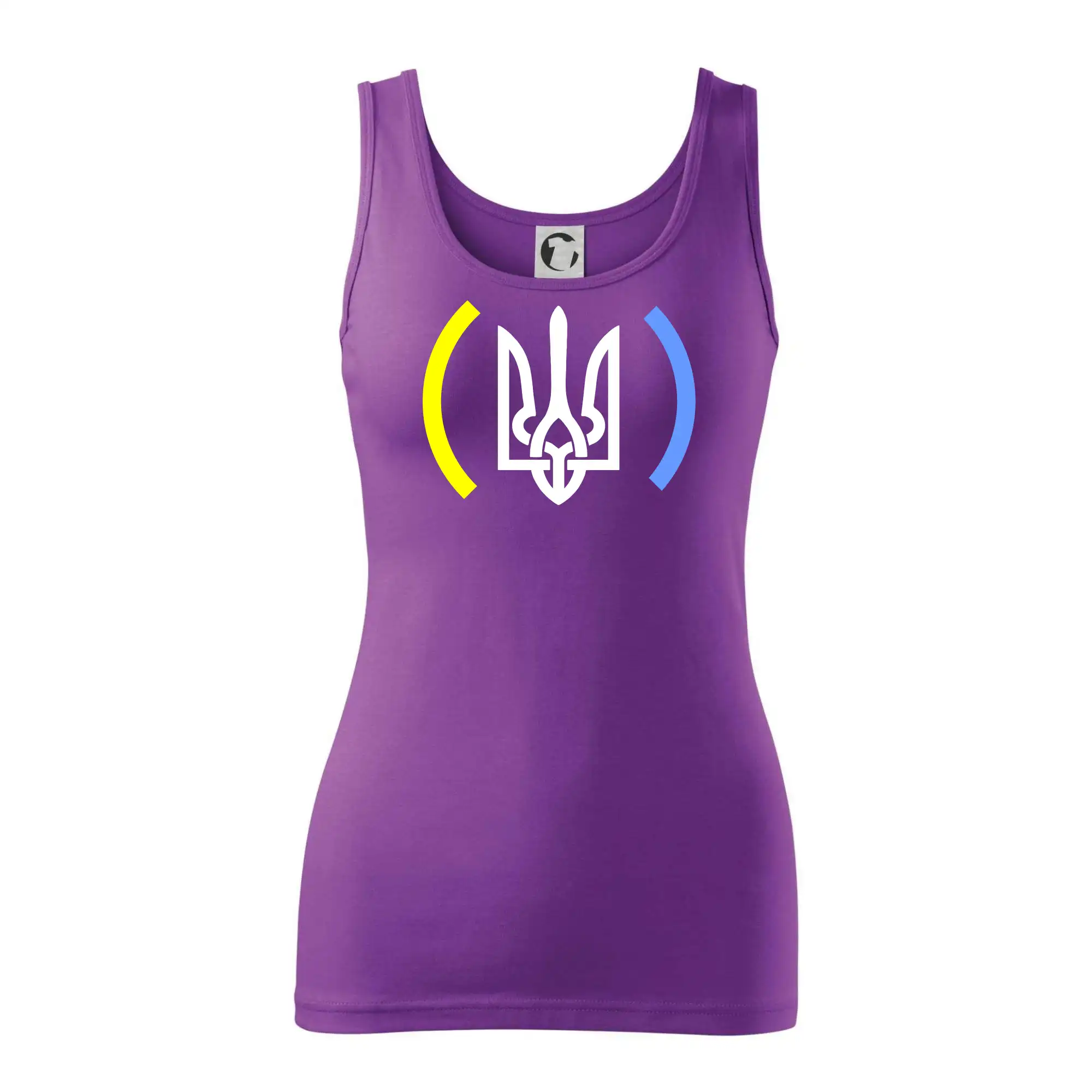 Ukrajina trojzubec s barvami