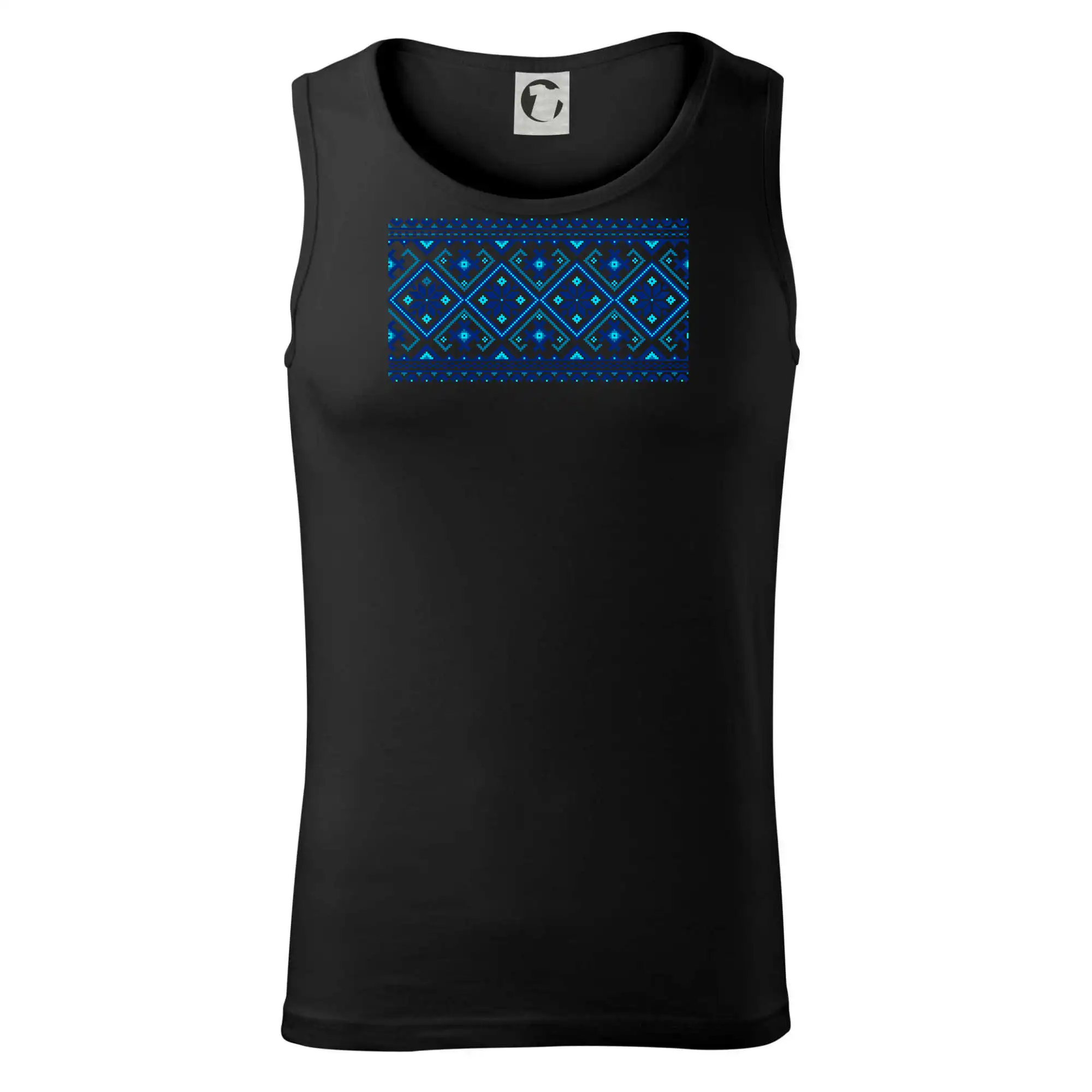 Ukrajinský vzor - modrý