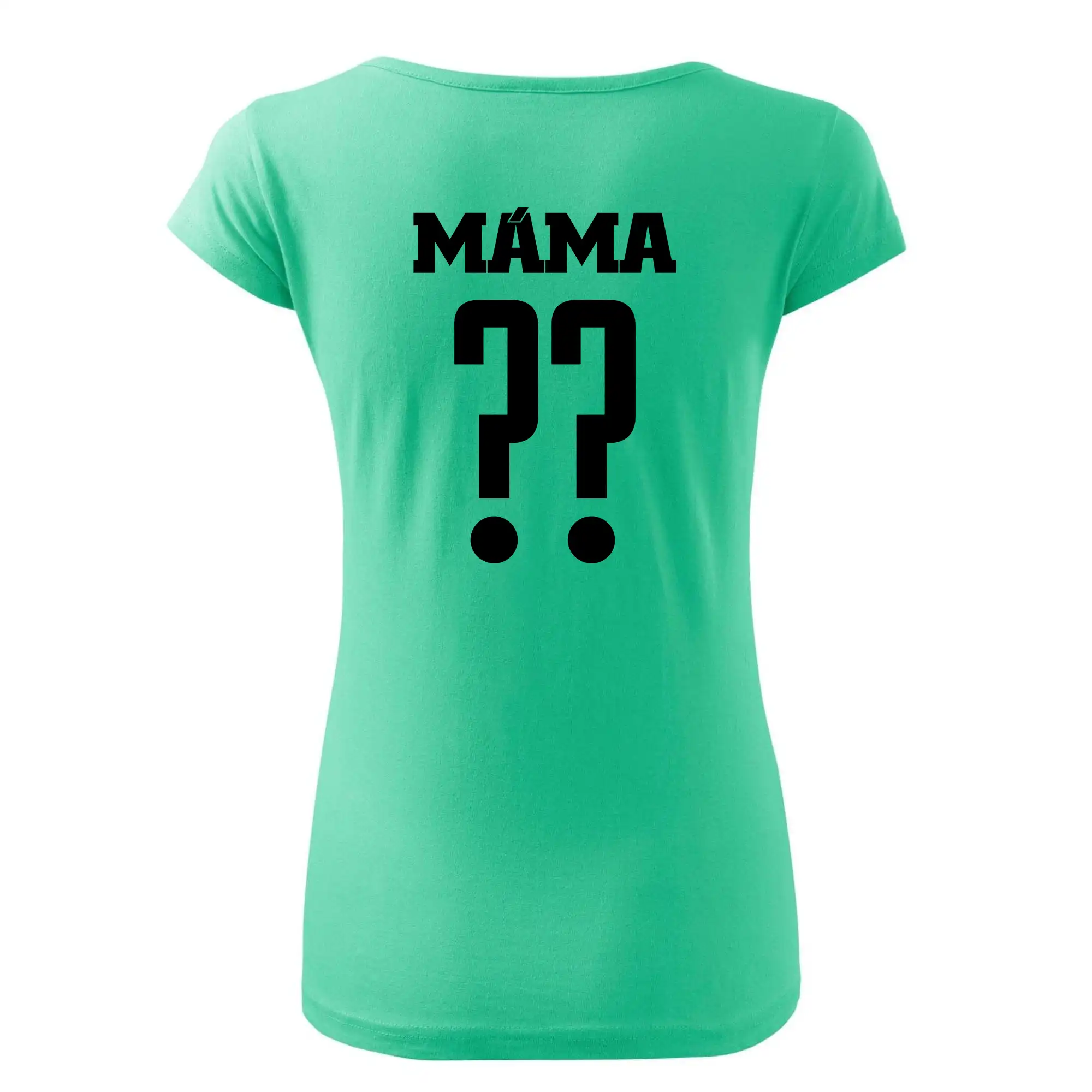 Máma - dres se jménem a číslem