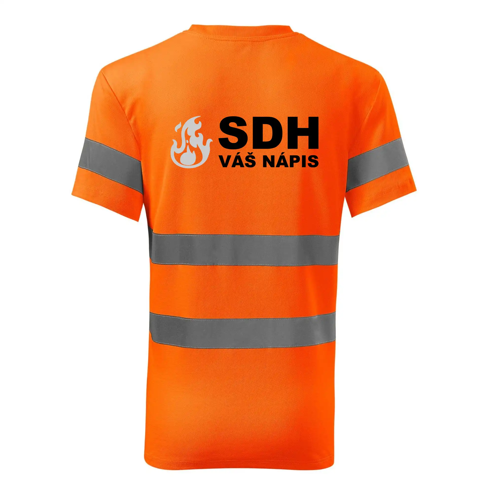 SDH REFLEXNÍ nápis (oheň, firesport, název sboru - vlastní nápis)