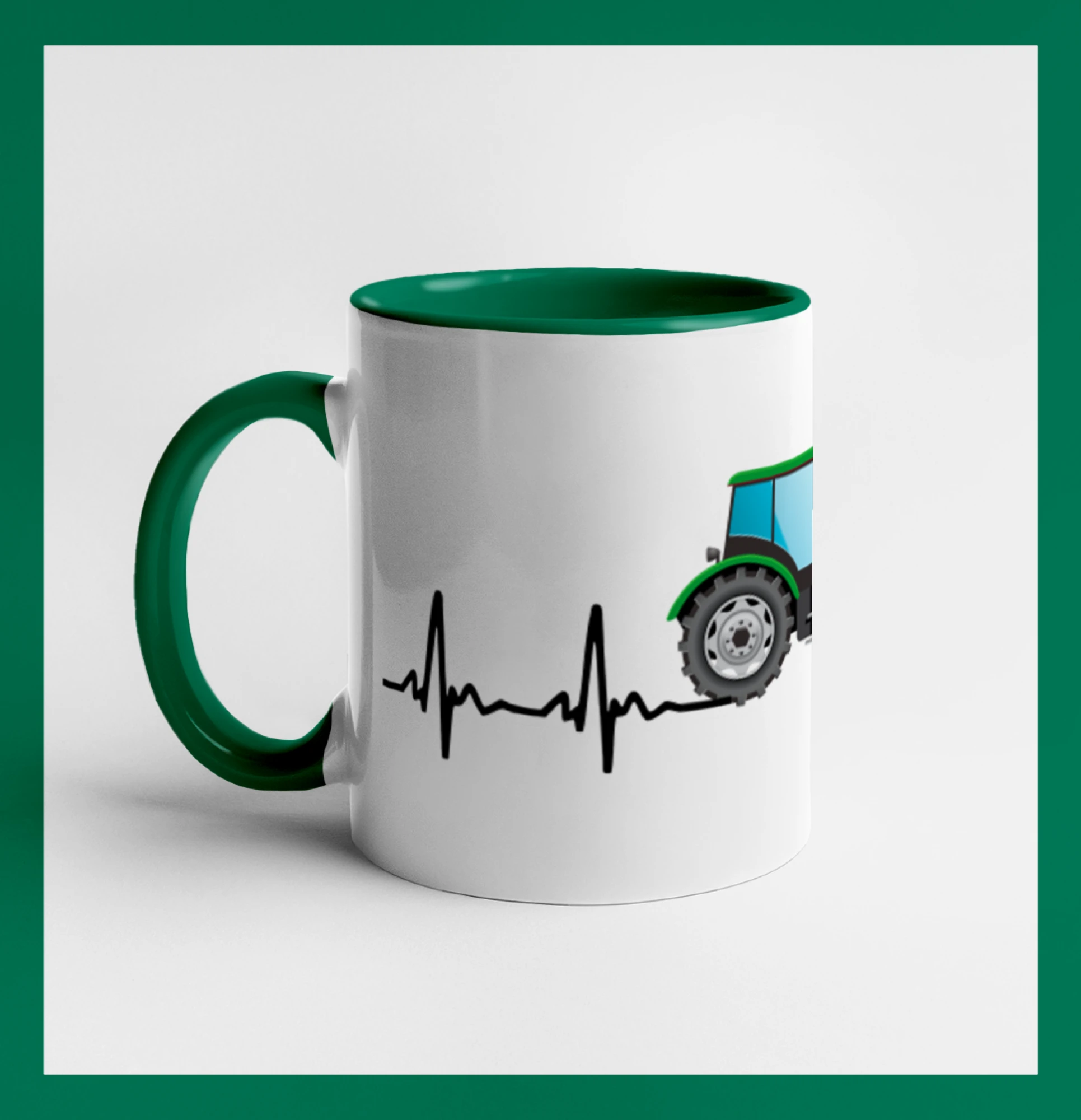 Traktor barevný ekg