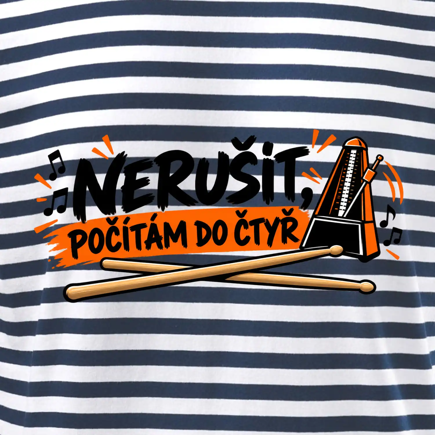 Nerušit počítám do čtyř - metronom a paličky
