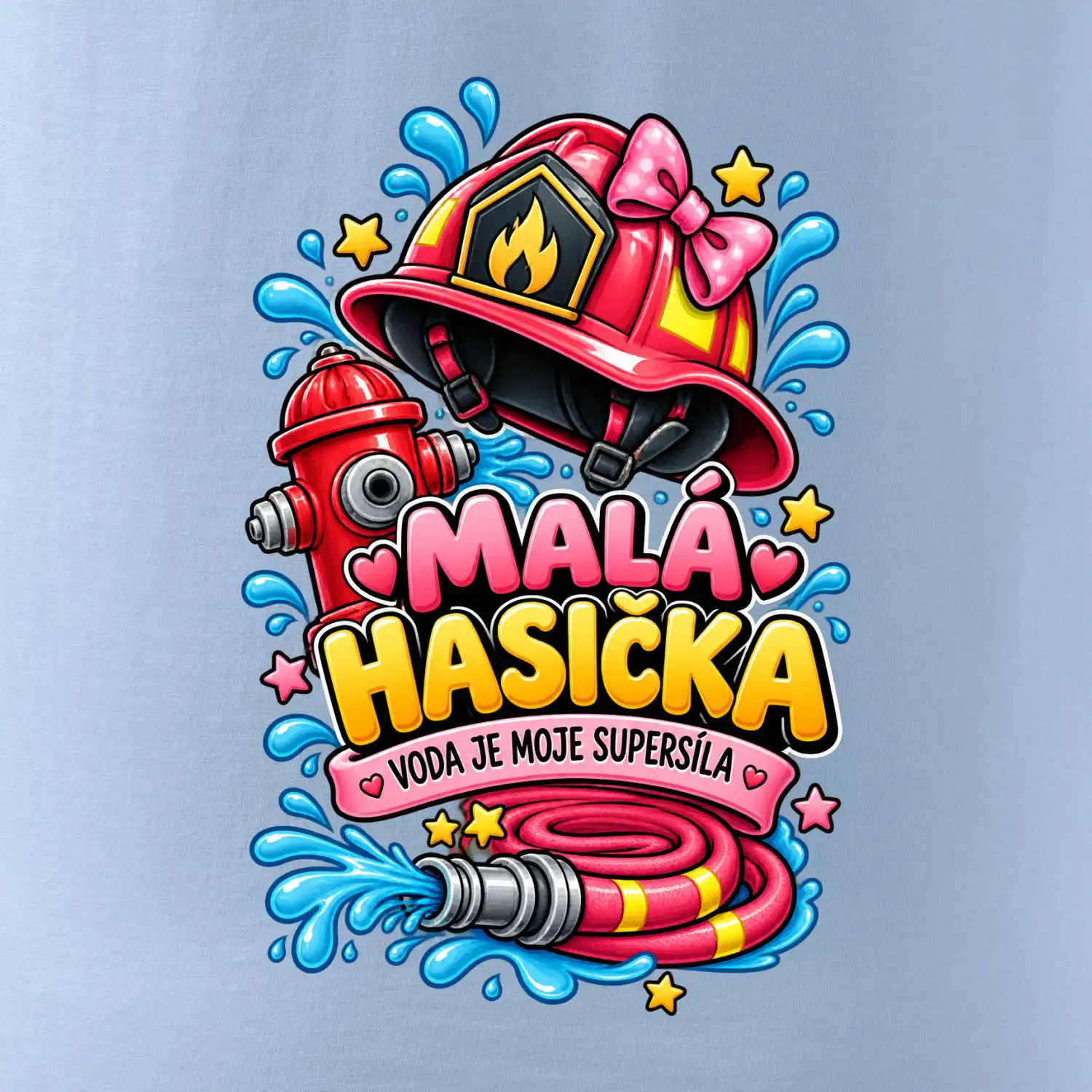 Malá hasička voda je moje supersíla