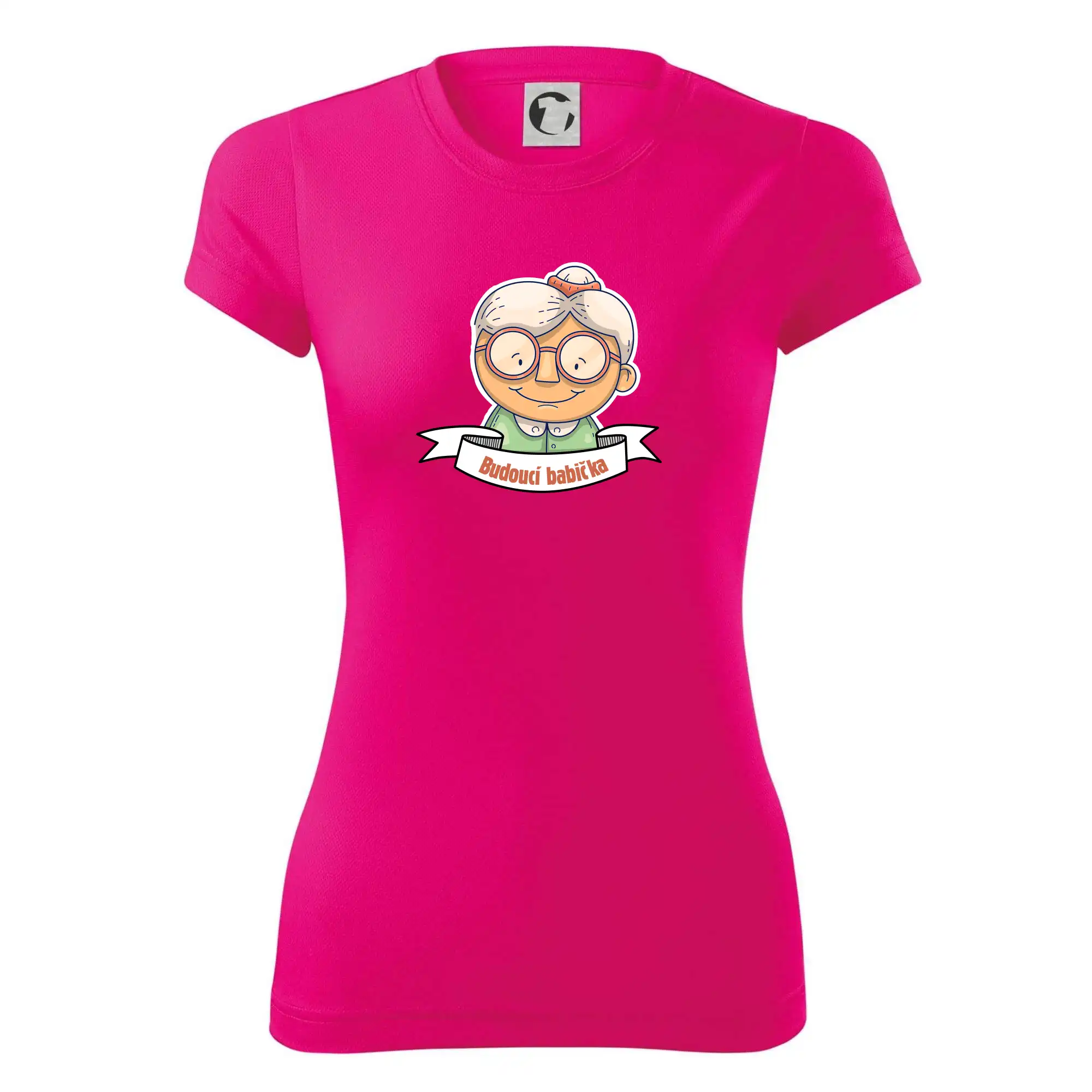 Budoucí babička kreslená