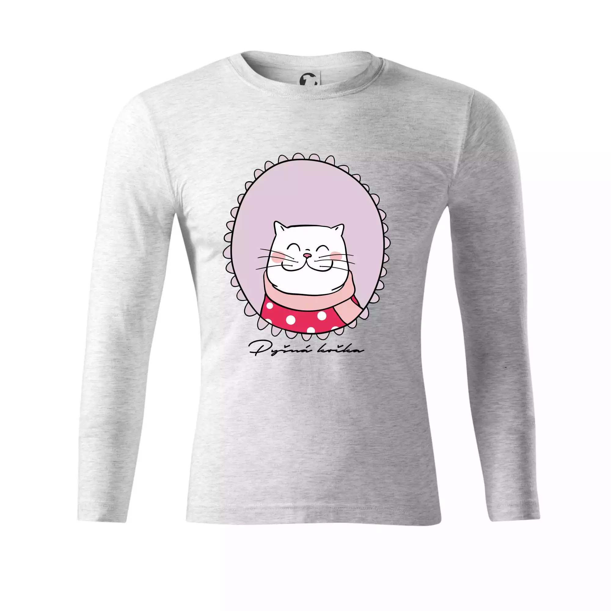 Pyšná kočka fialová