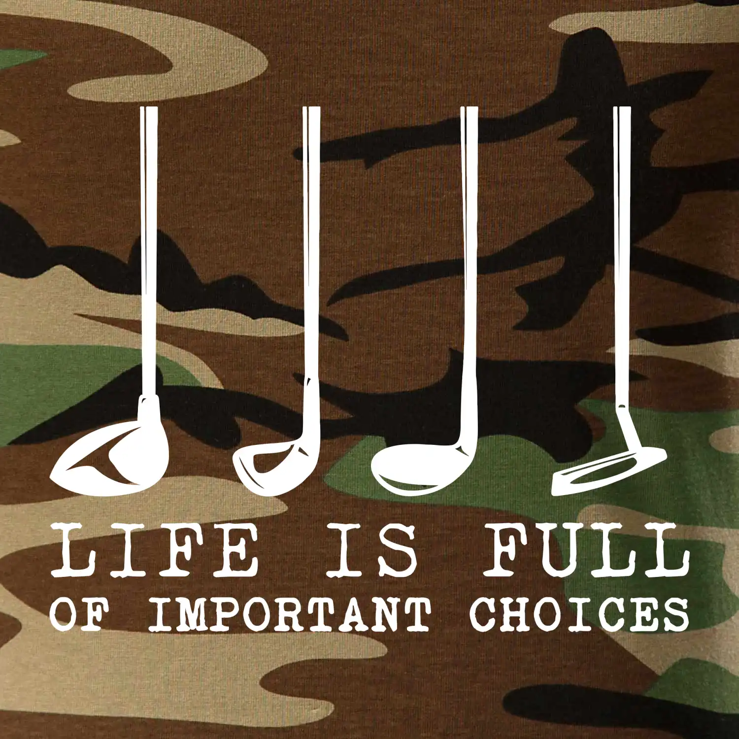 Golf - life is full of important choices