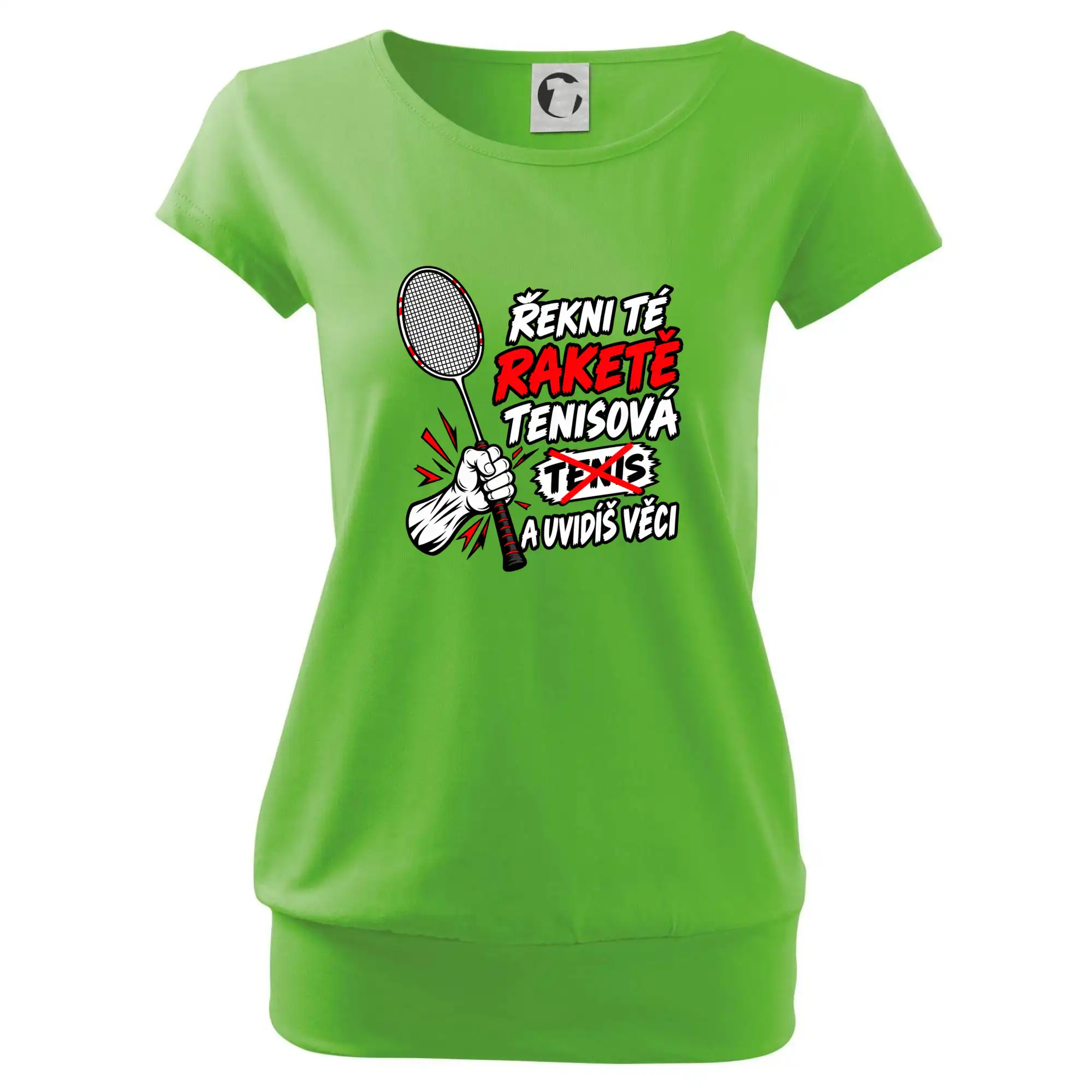 Badmintonová raketa není tenisová
