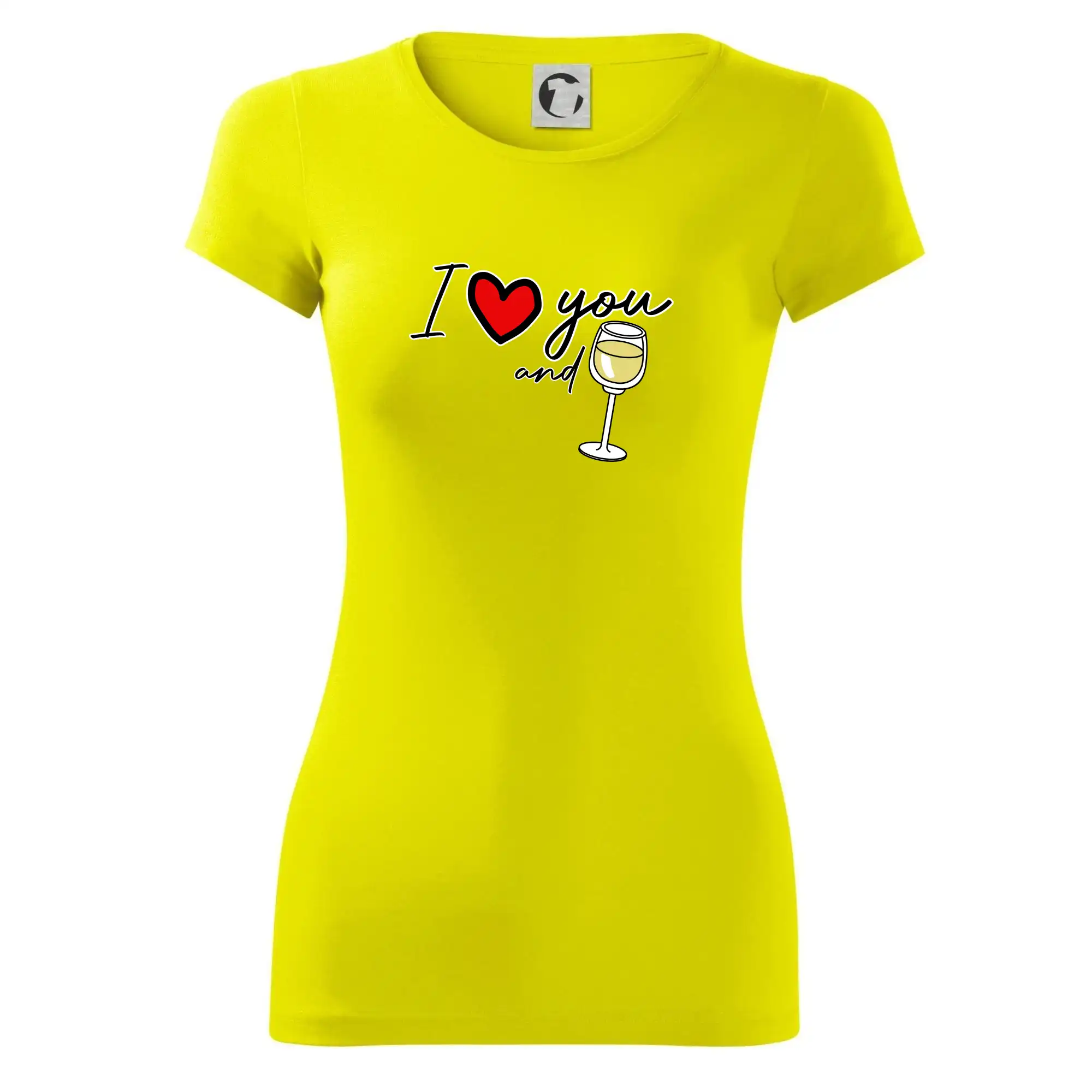 I love you and white wine