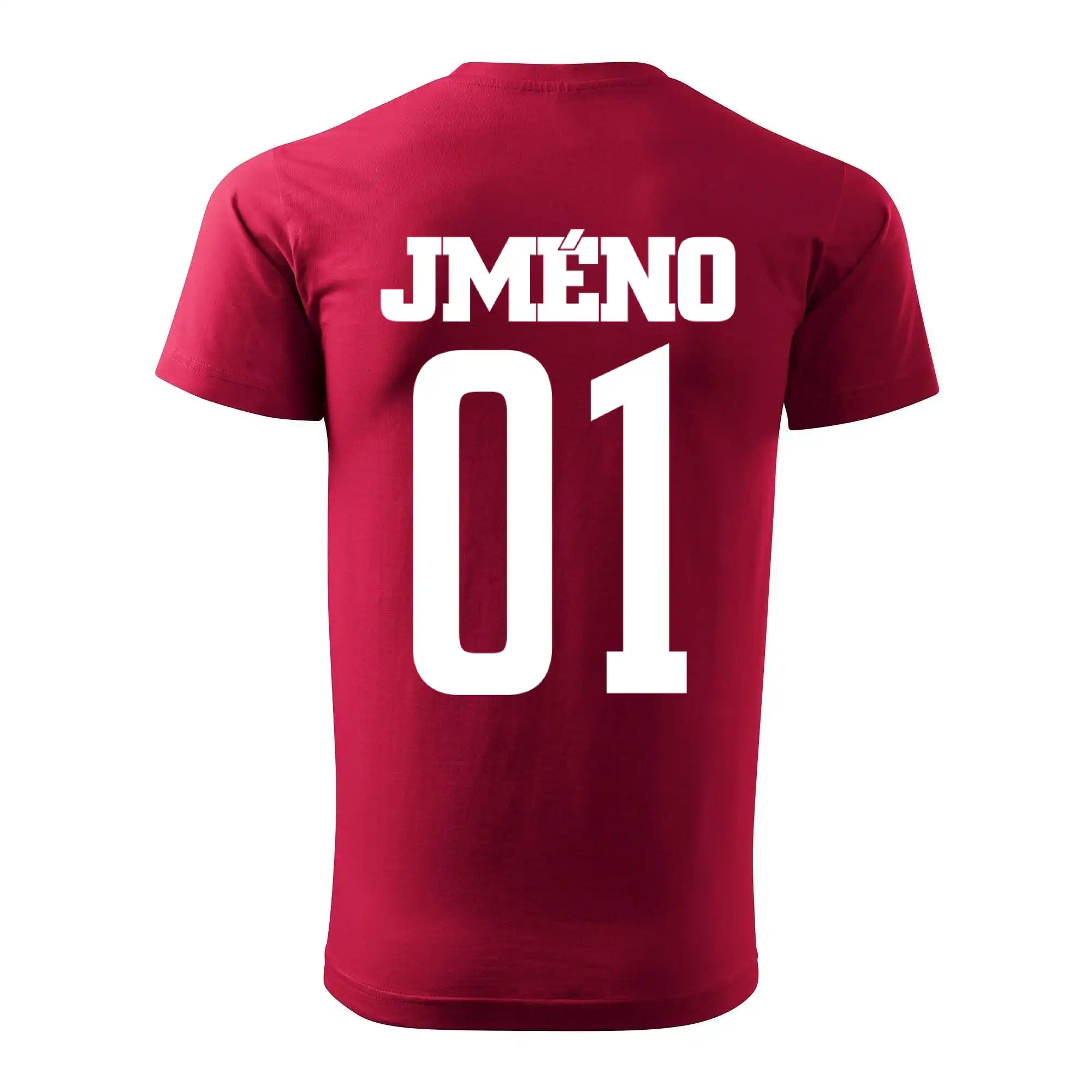 Fotbalový dres - vlastní jméno a číslo