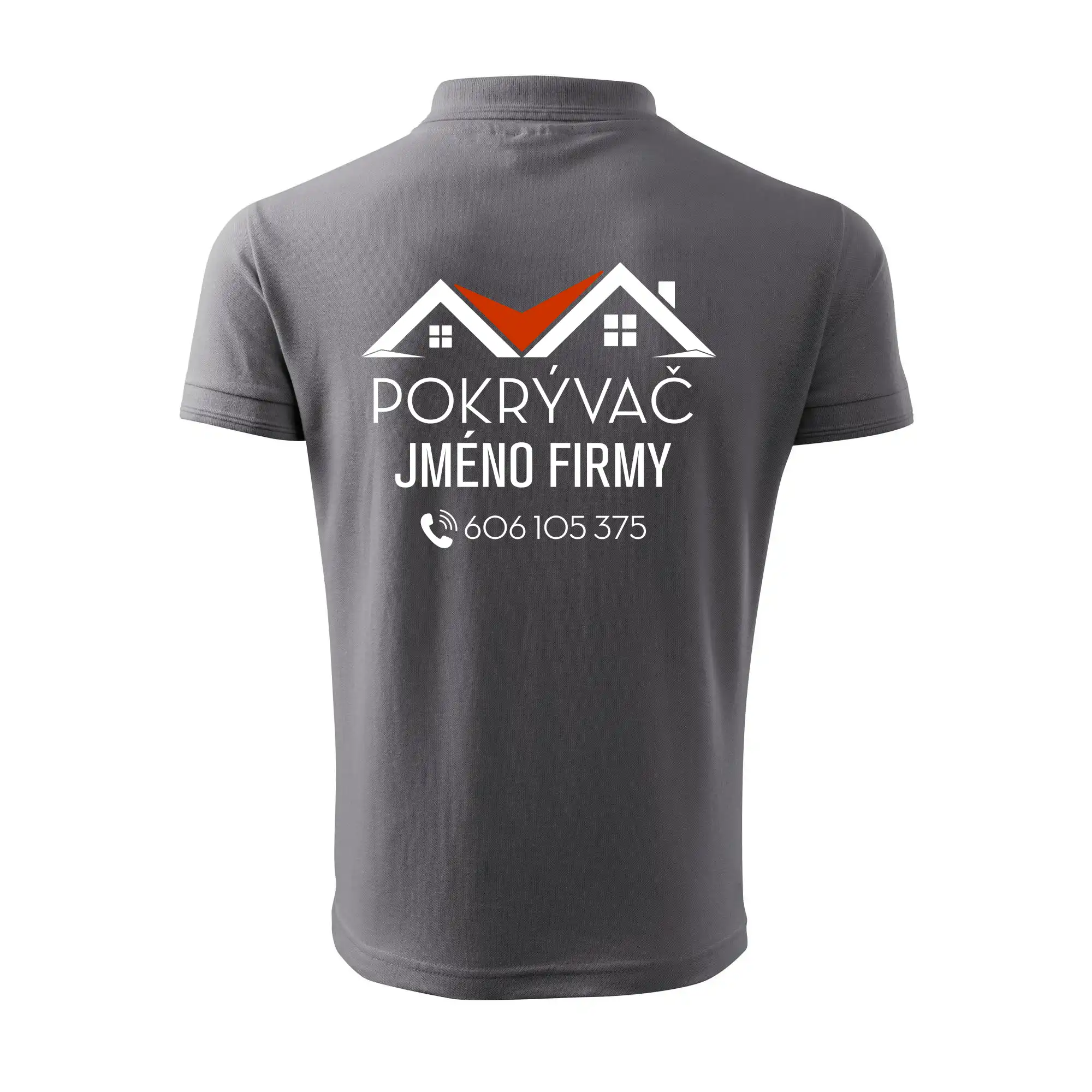 Tričko pro pokrývače - Dvě střechy