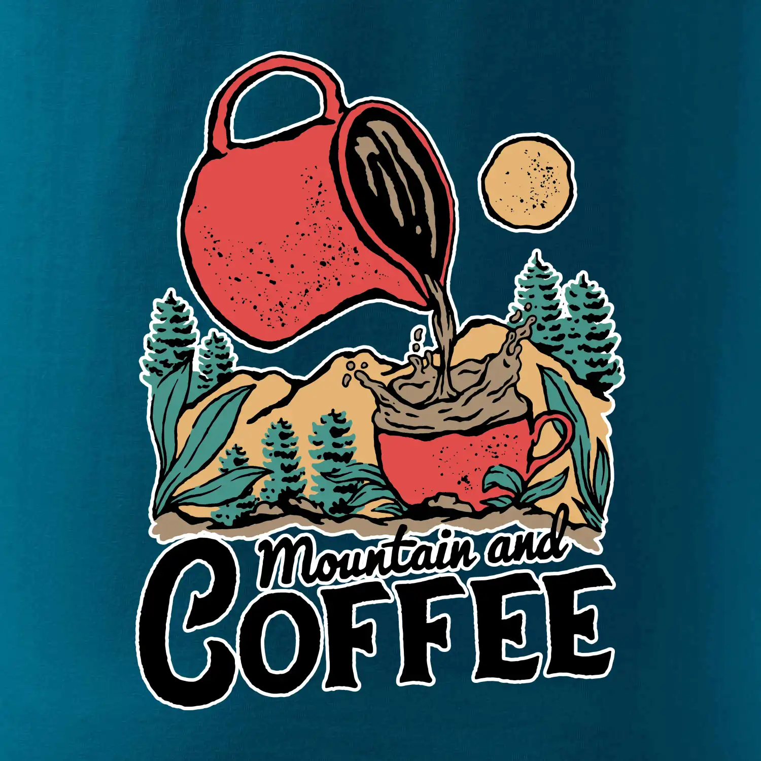 Mountain and Coffee