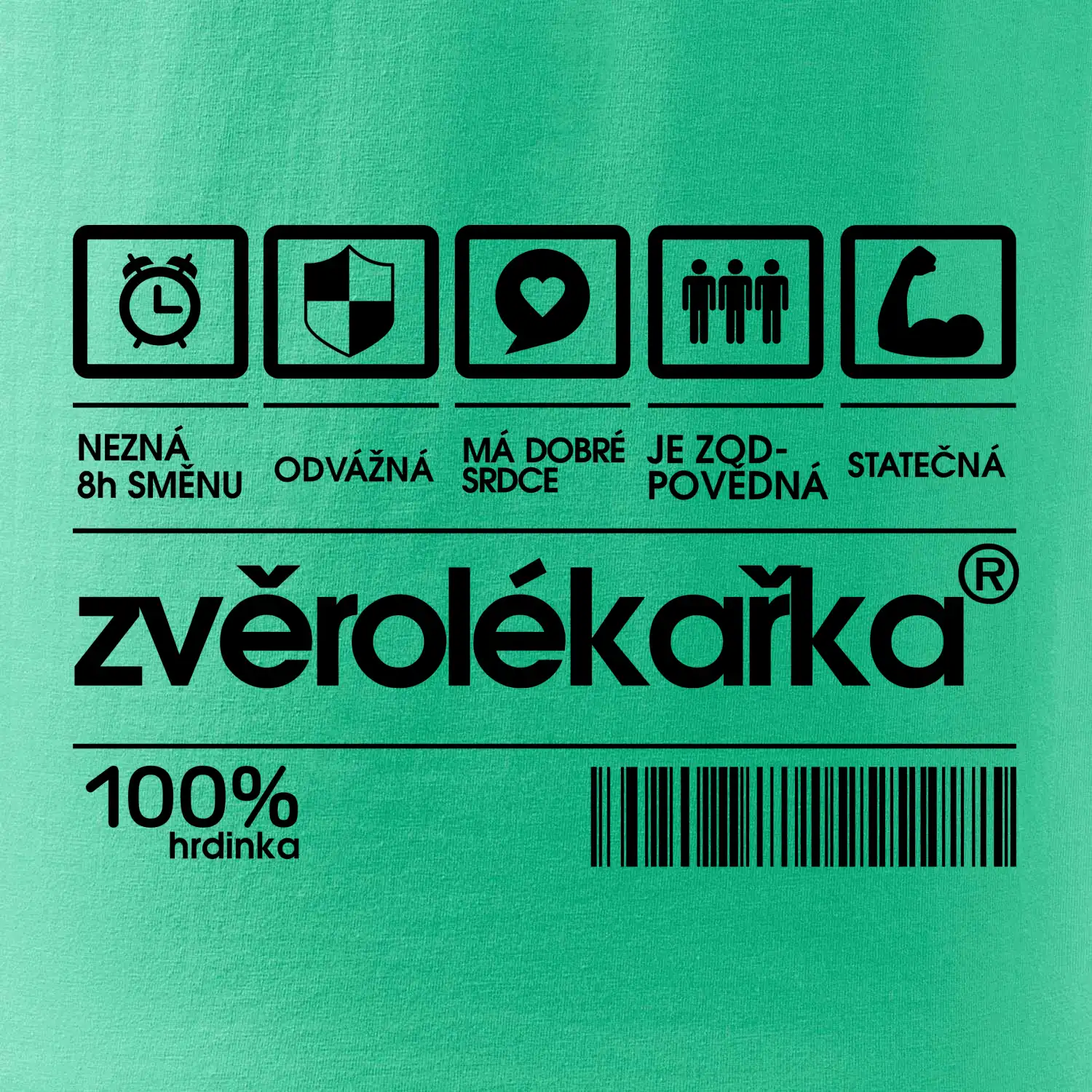Čárový kód zvěrolékařka
