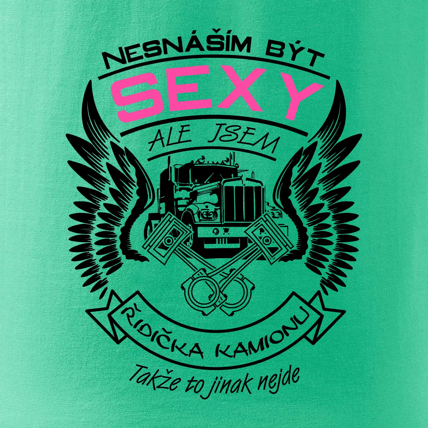 Nesnáším být sexy - kamioňák ( řidička kamionu )