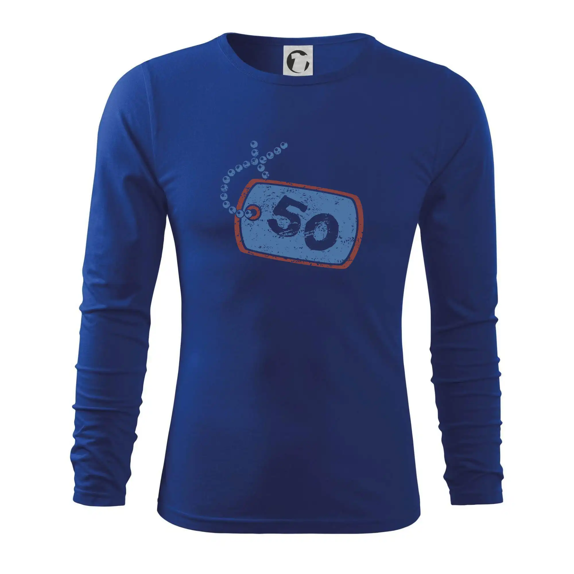 50 na krku štítek