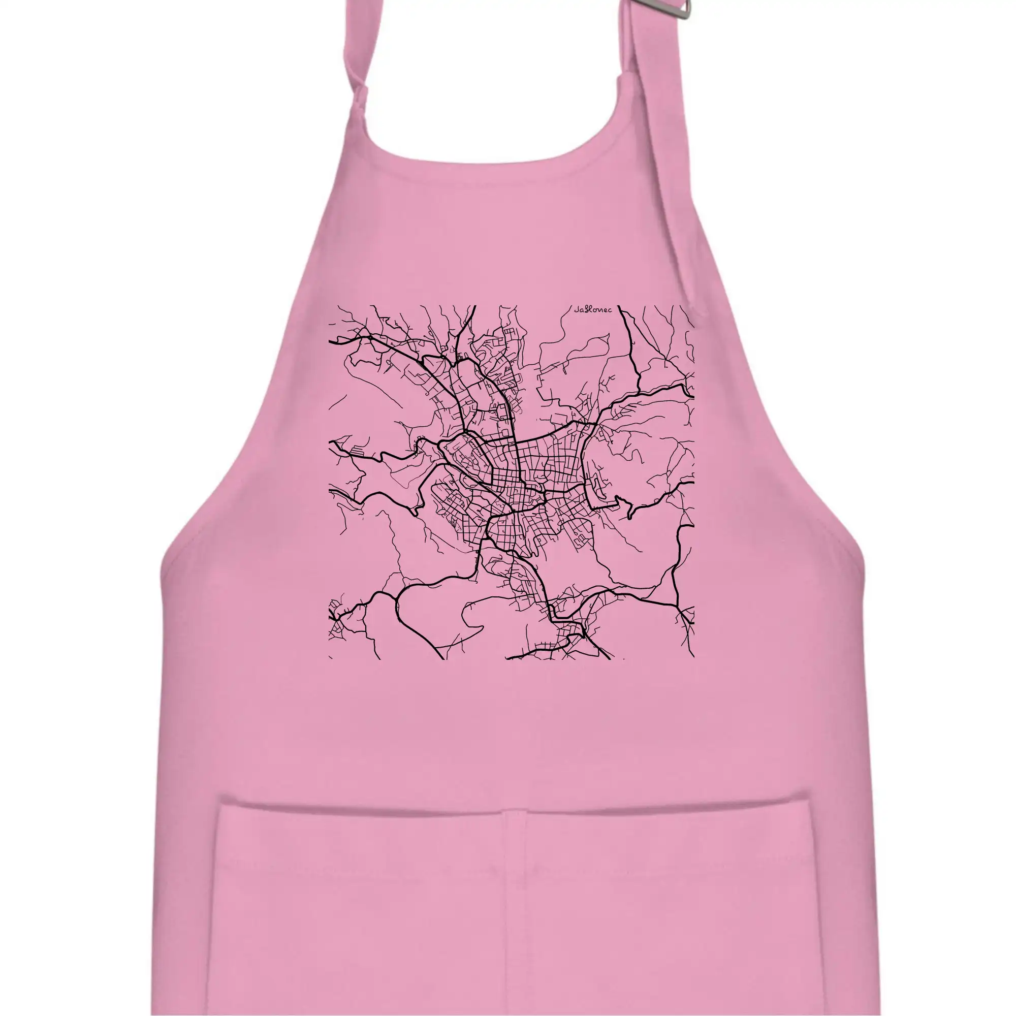 Mapy měst černobílé Jablonec nad Nisou