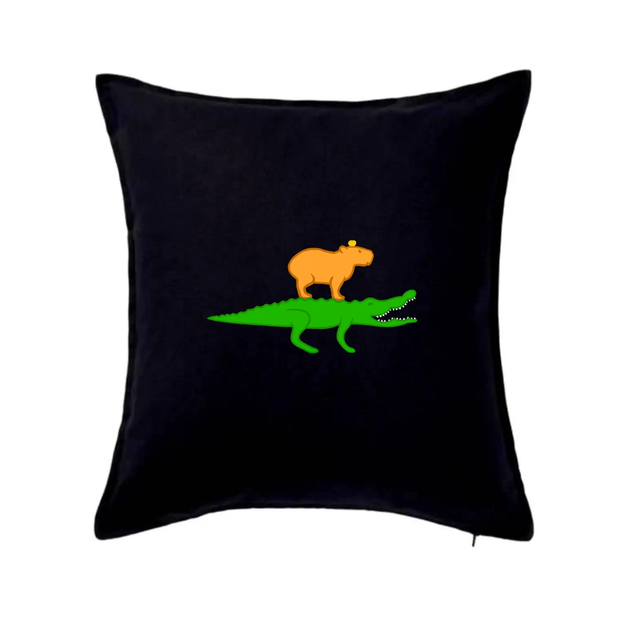 Kapybara na krokodýlovi (Moňas)