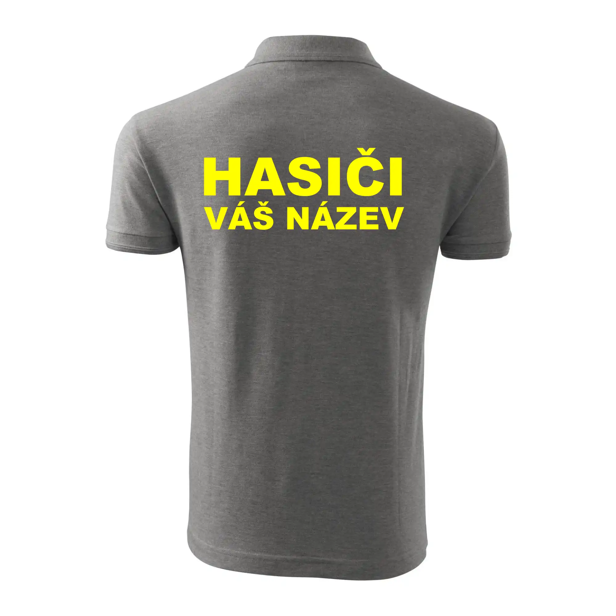 Hasiči - žlutý nápis - váš název sboru