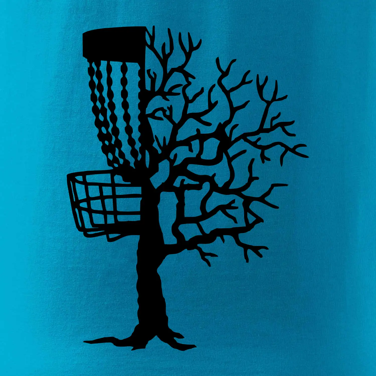 Disc golf pozor strom